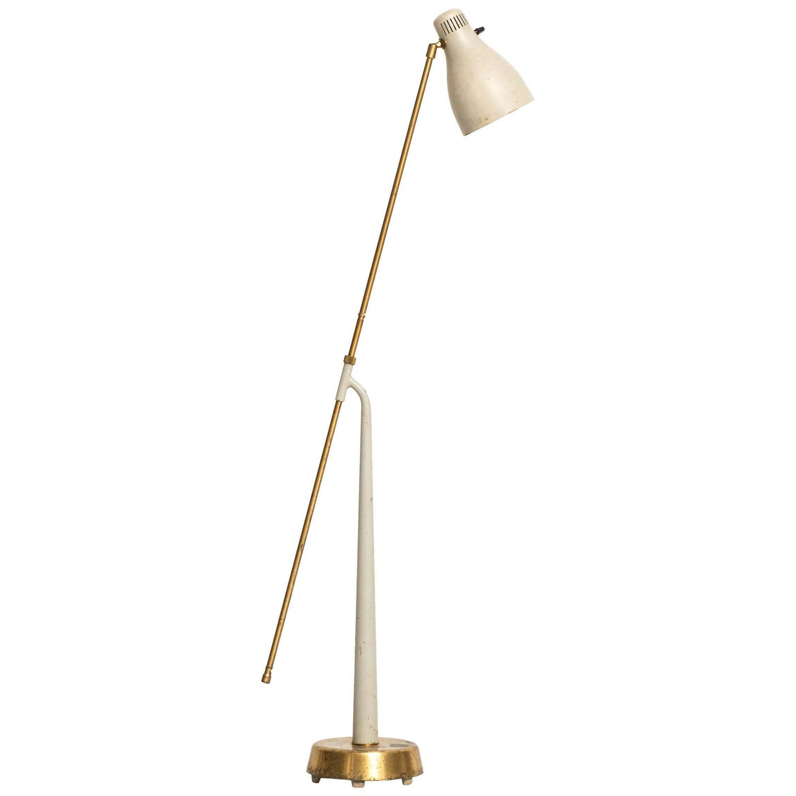Hans Bergström Floor Lamp Model 541 By Ateljé Lyktan In åhus, Sweden