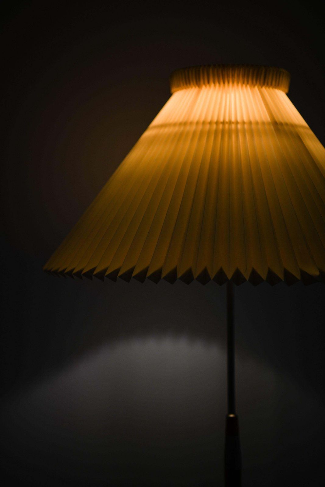 Tripod Floor Lamp In Rosewood And Steel Attributed To Jo Hammerborg, 1960's photo buy