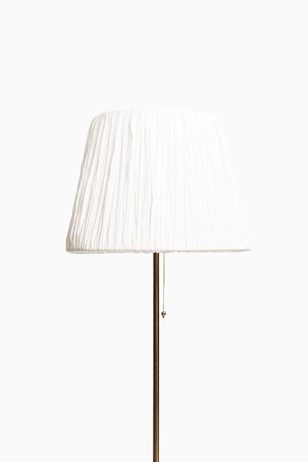 Pair Of Floor Lamps Model G 025 In Brass Produced By Bergbom In Sweden photo furniture
