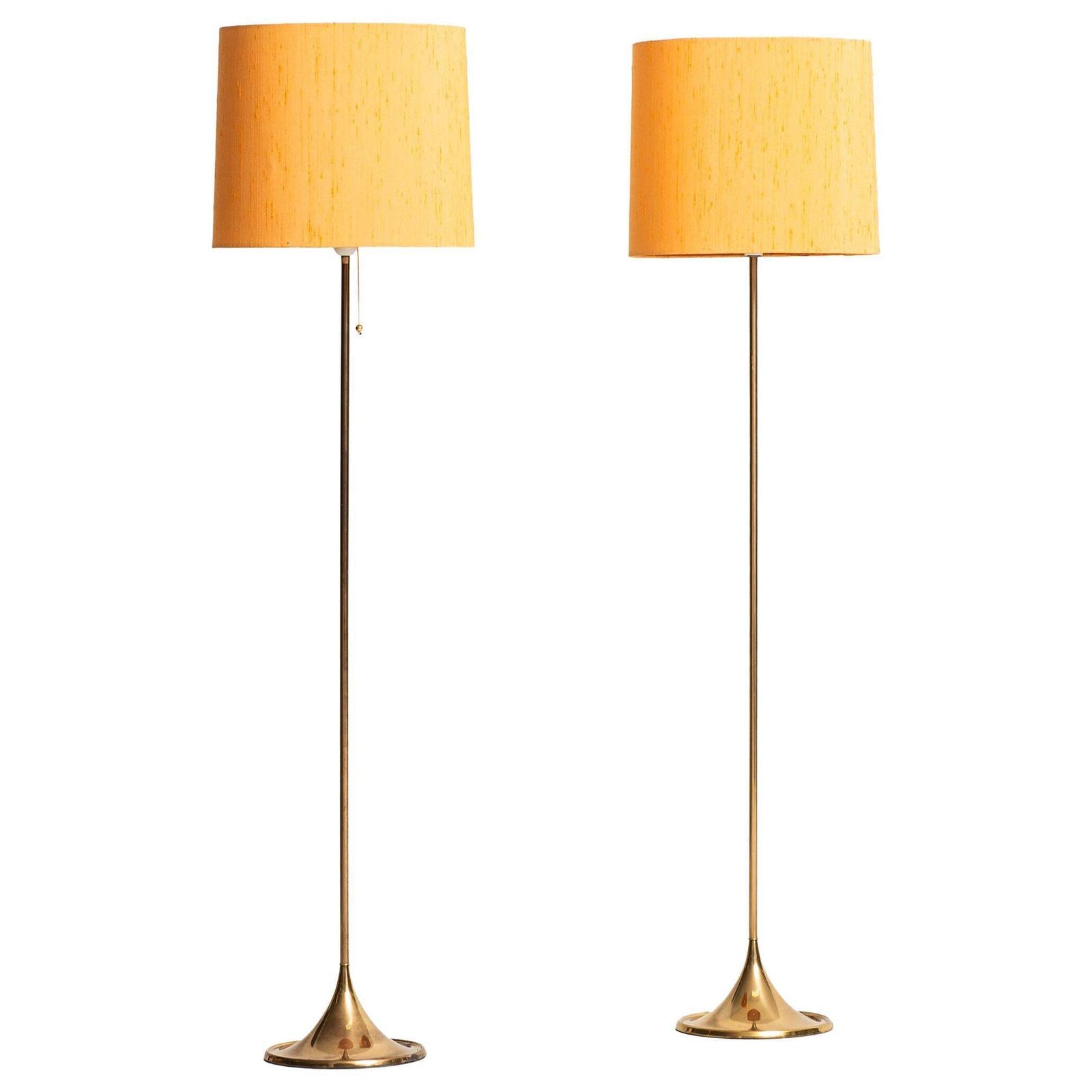 Alf Svensson & Yngvar Sandström Floor Lamps Model G 024 By Bergbom In Sweden