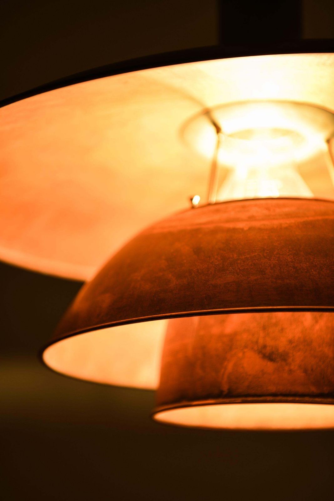 Ceiling Lamp In Copper And Nickel Plated Steel By Poul Henningsen, 1920's photo buy