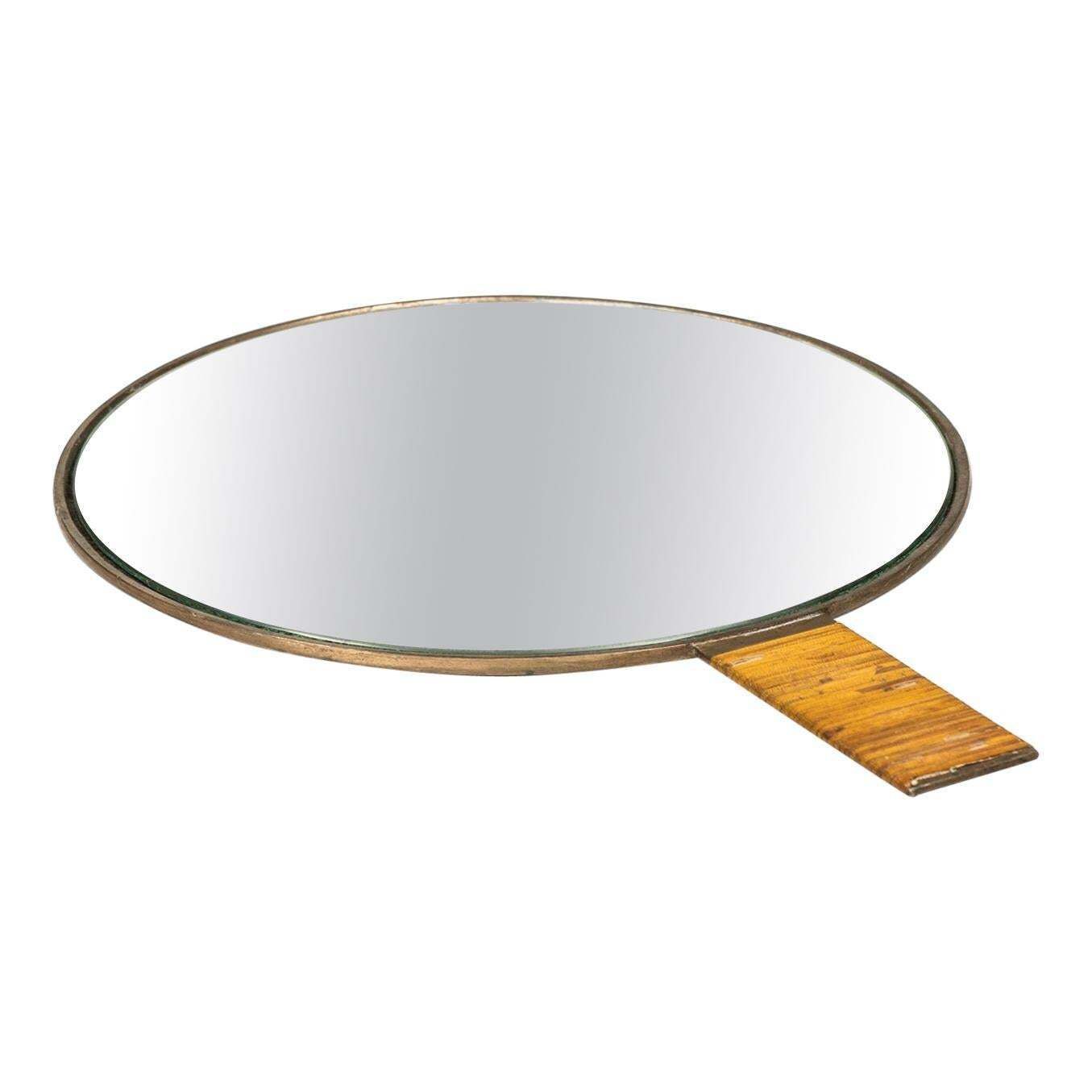 Hand Mirror In The Style Of Estric Ericsson Probably Produced In Sweden