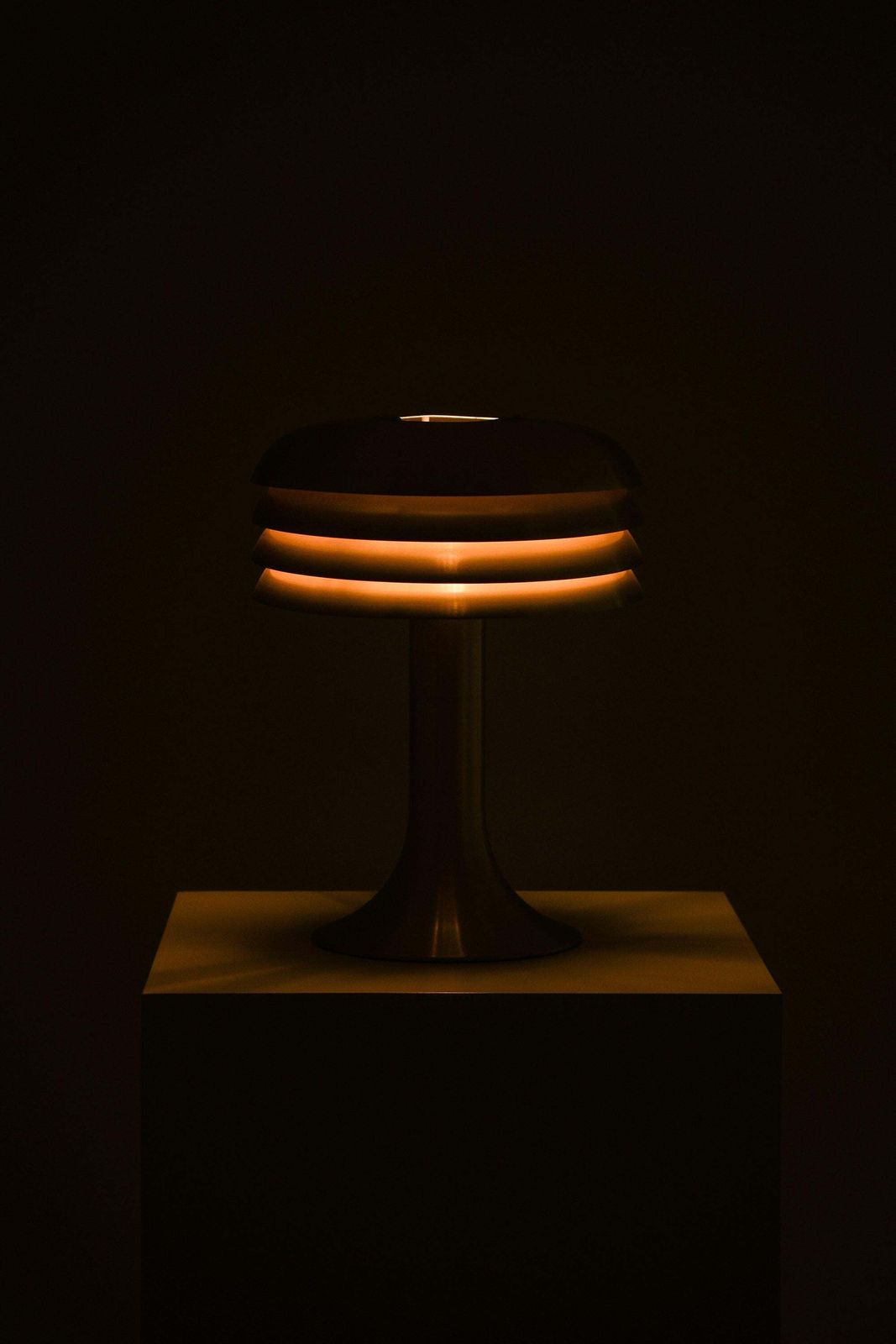 Pair Of Scandinavian Table Lamps In Brass By Hans Agne Jakobsson, 1950's photo 4247.0