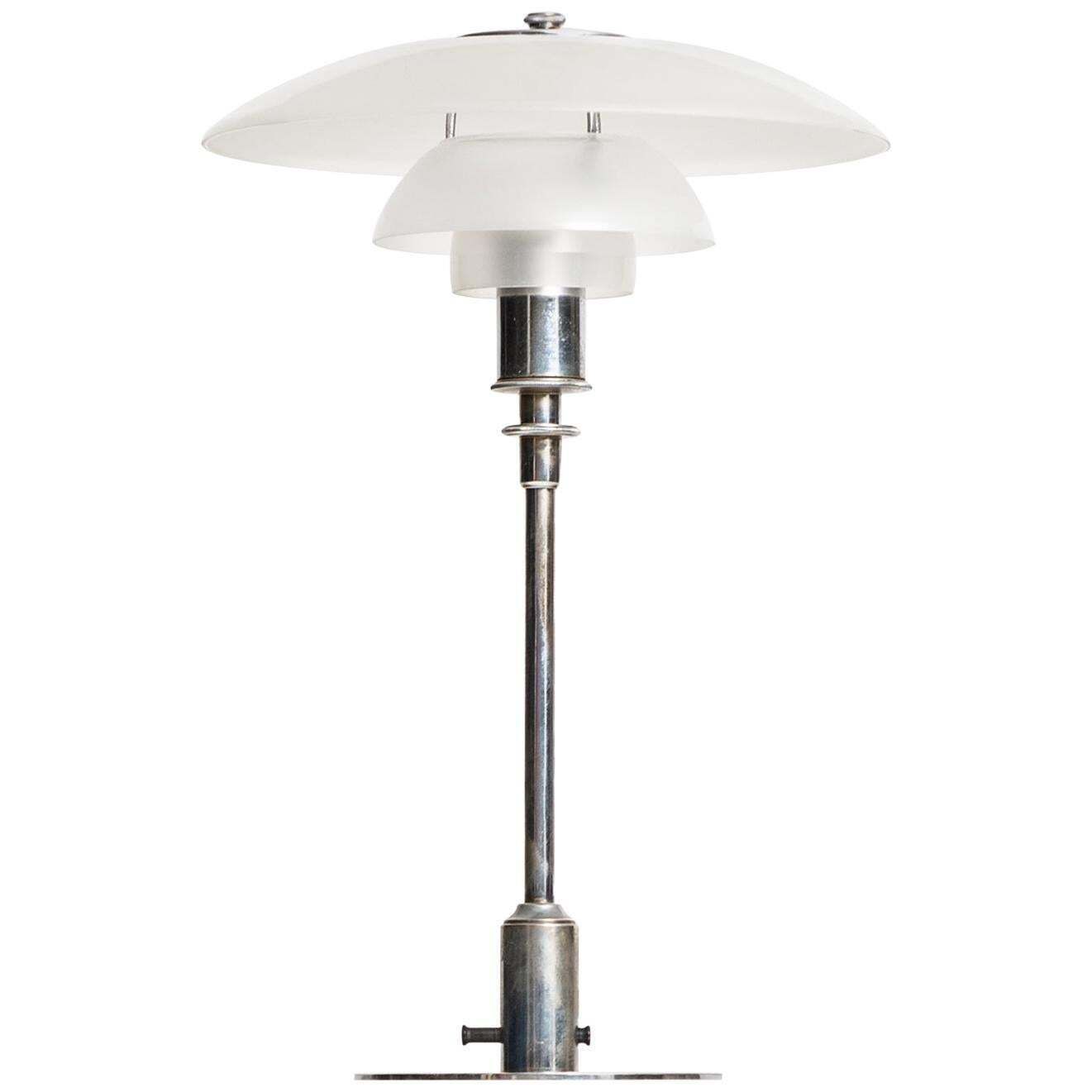 Poul Henningsen Early Table Lamp Model Ph 3/2 By Louis Poulsen In Denmark