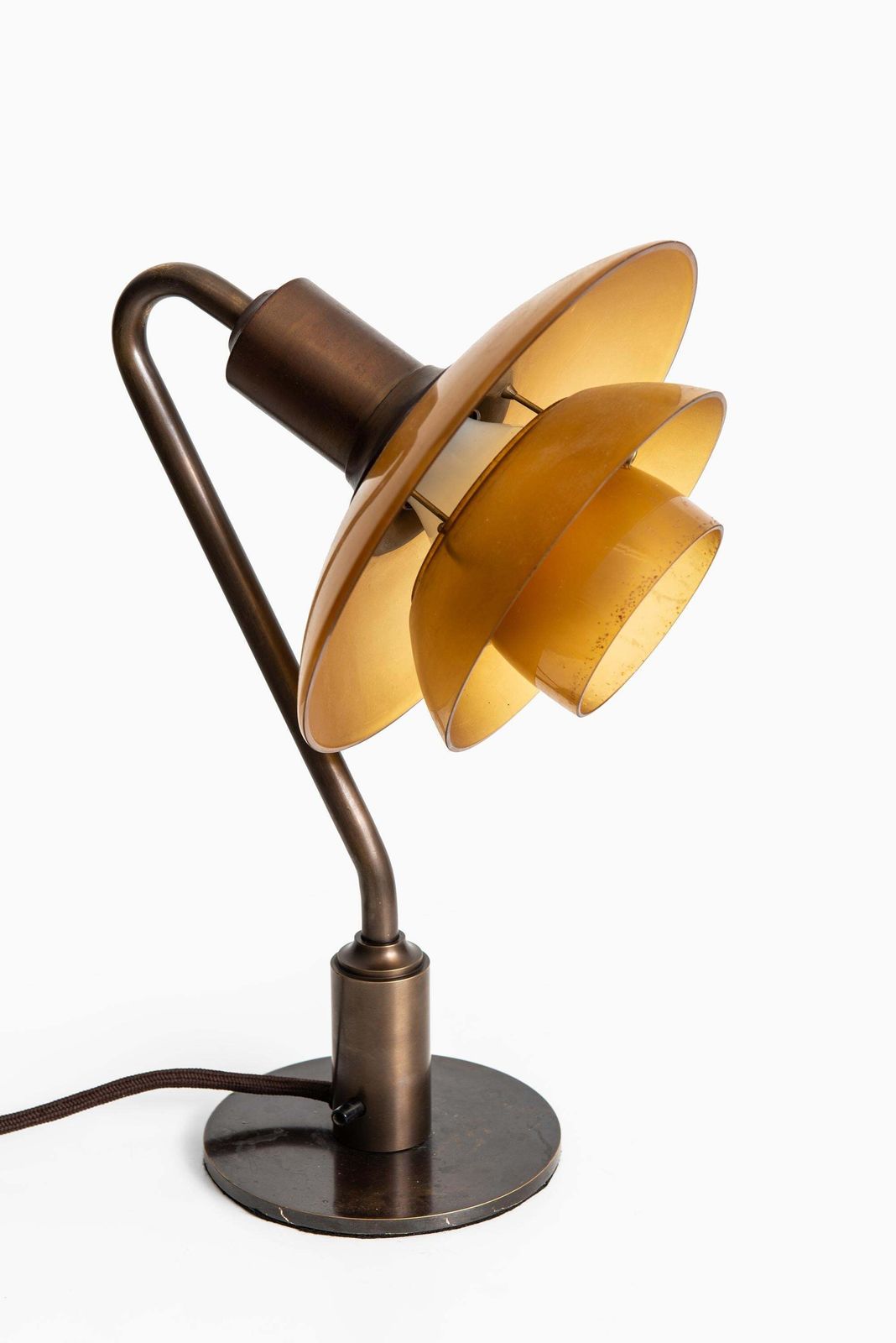 Poul Henningsen Table Lamp Model Ph 2/2 'Vintergækken' By Louis Poulsen photo vintage