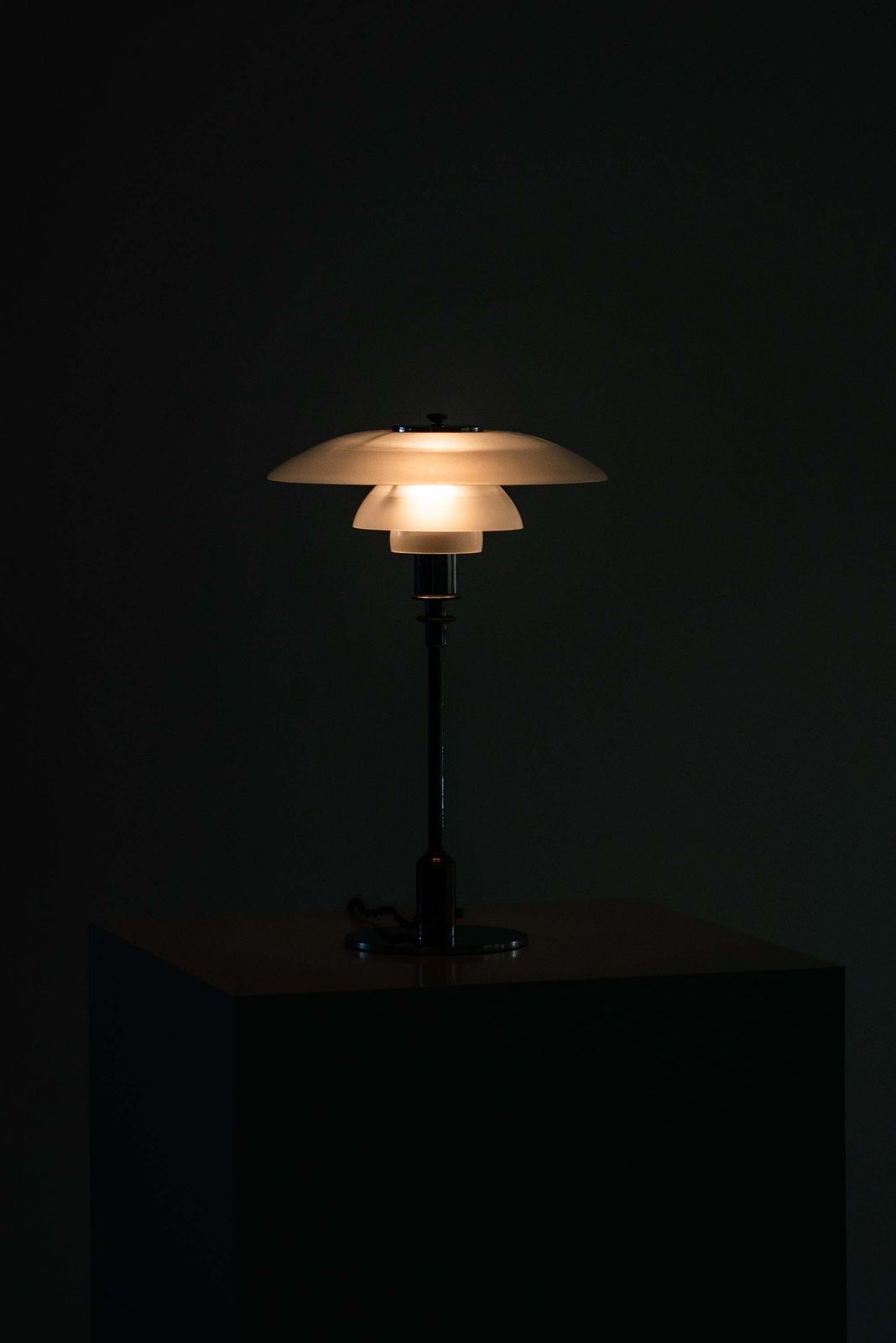 photo for sale Poul Henningsen Early Table Lamp Model Ph 3/2 By Louis Poulsen In Denmark