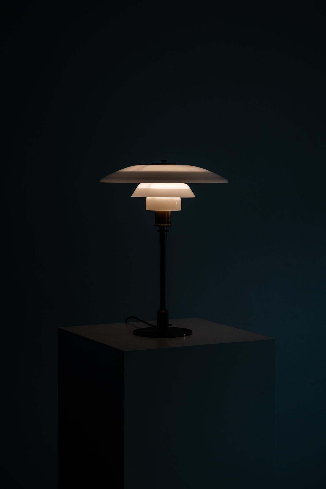 photo for sale Poul Henningsen Early Table Lamp Model Ph 3/2 By Louis Poulsen In Denmark