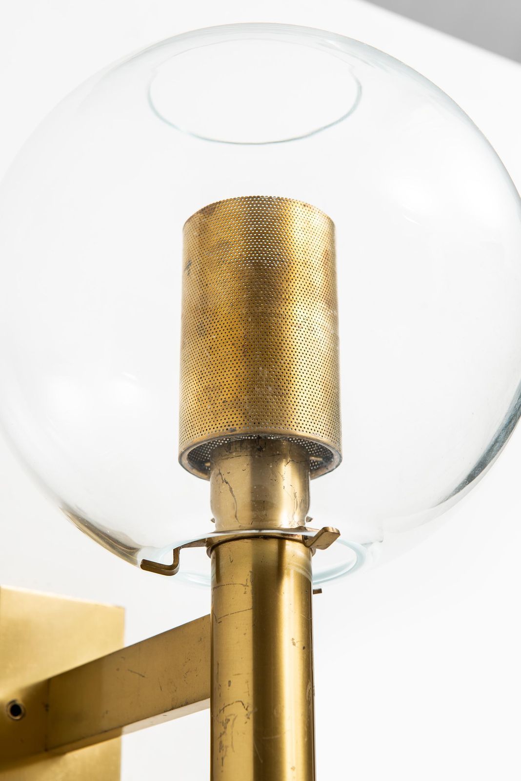 Hans Agne Jakobsson Early Wall Lamps Model V 80 By Hans Agne Jakobsson In Sweden photo for sale