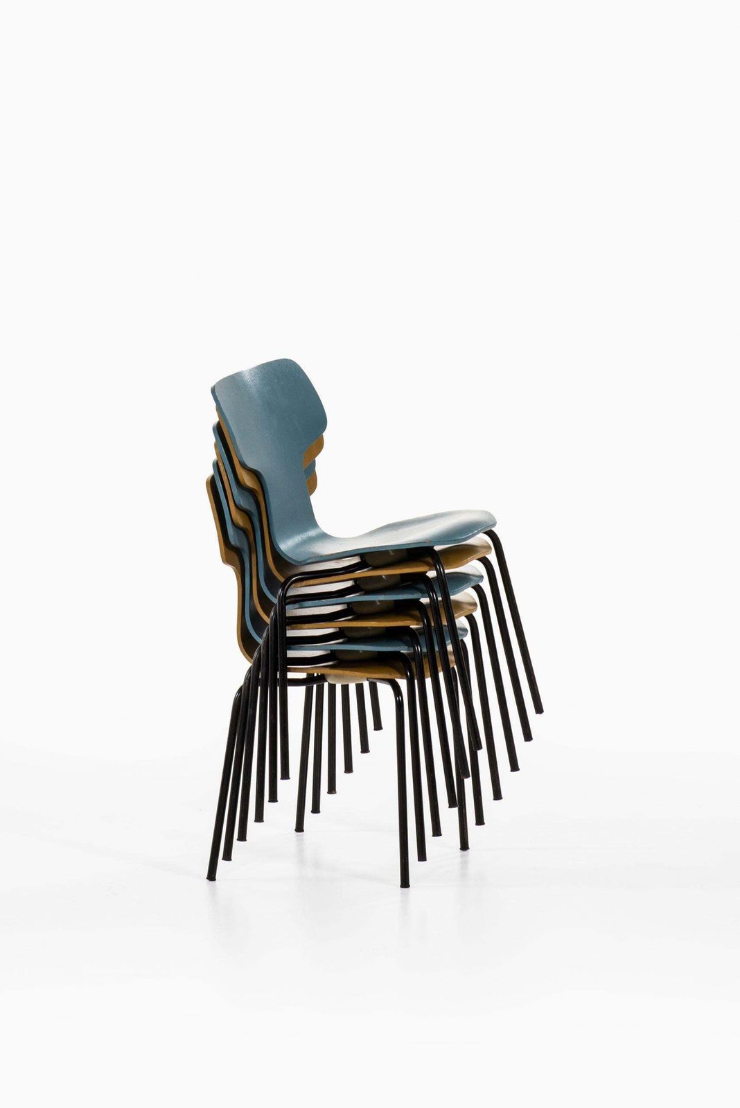 Arne Jacobsen Children T Chairs Produced By Fritz Hansen In Denmark photo furniture