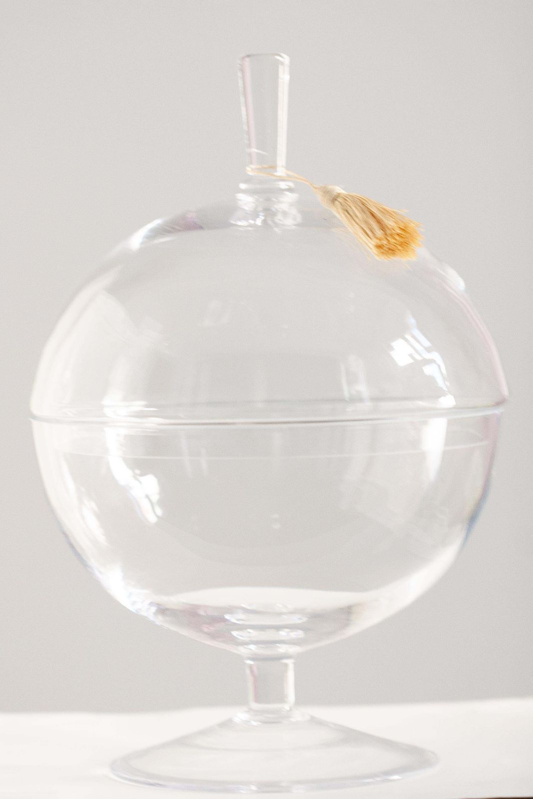 Big Mid Century Transparent Vase For Candy, Italy, 1960s photo Home Decor