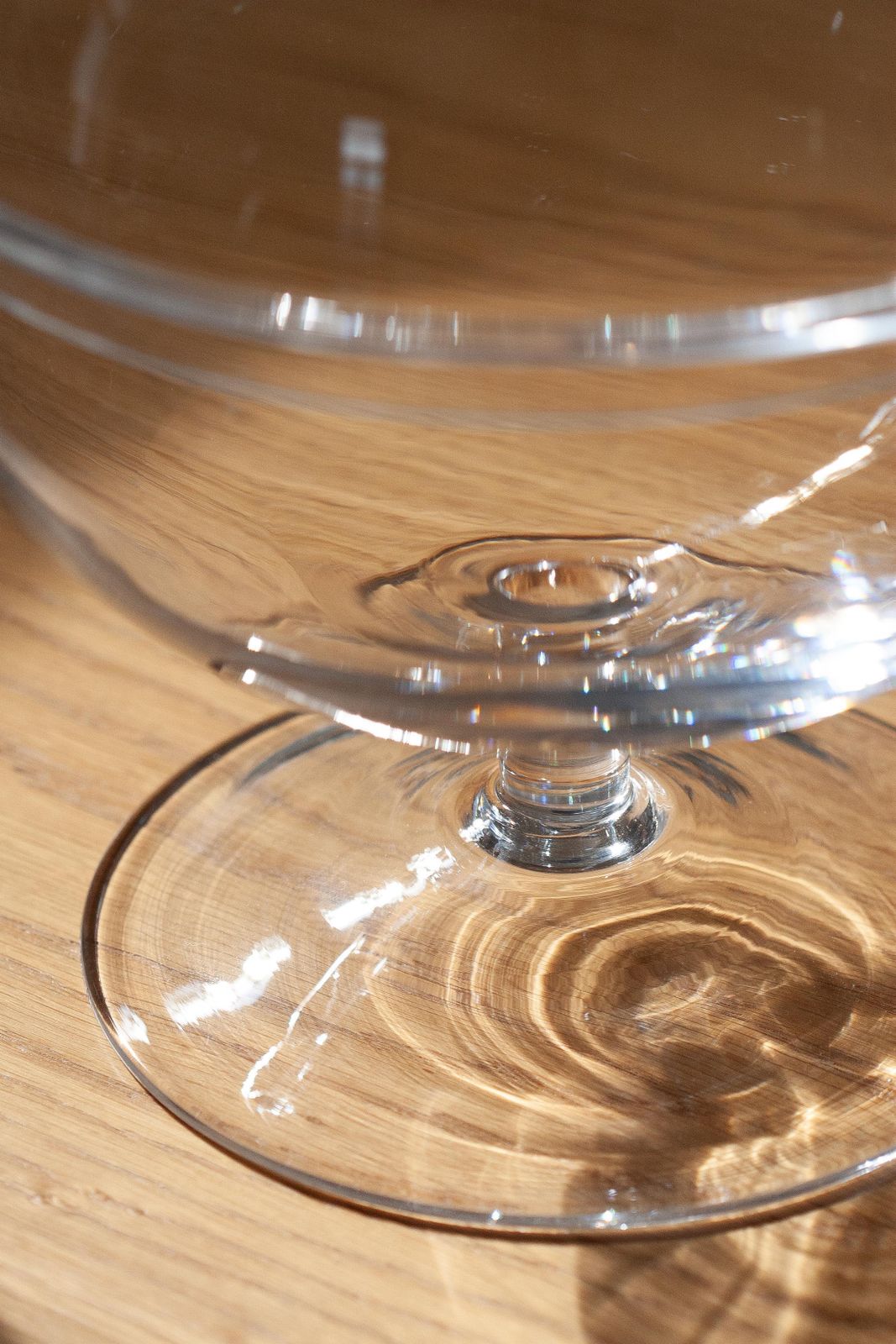 213.0 Big Mid Century Transparent Vase For Candy, Italy, 1960s photo