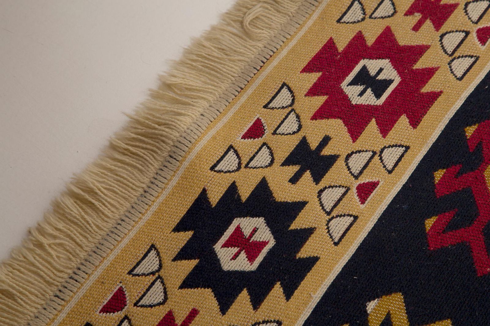 photo for sale Midcentury Boho Style Wool Carpet, 1960s