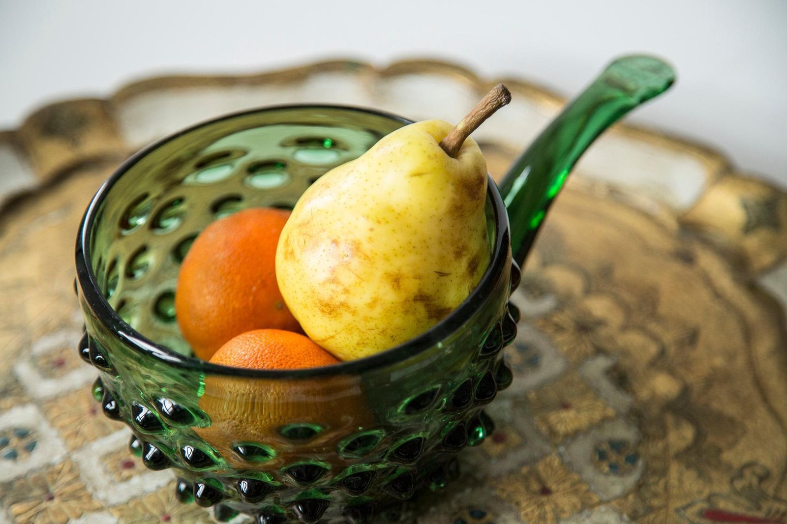 Midcentury Empoli Bowl Ladle, Candy Or Jewelry Box, Italy, 1960s photo furniture