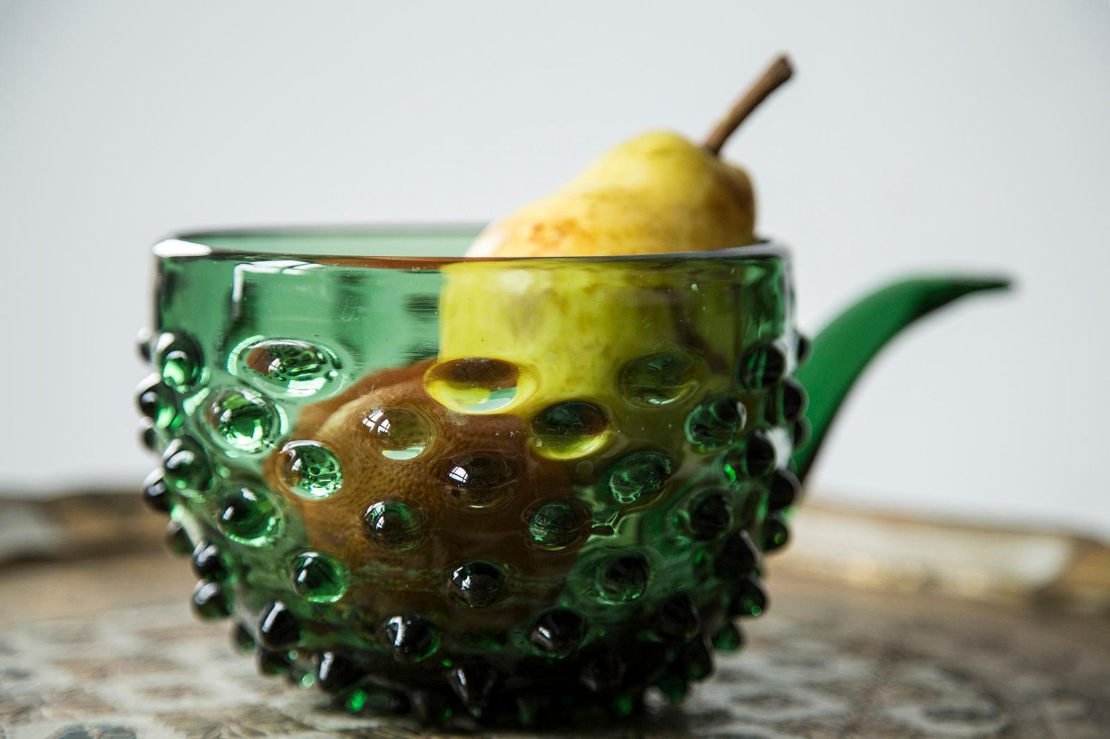 Midcentury Empoli Bowl Ladle, Candy Or Jewelry Box, Italy, 1960s photo for sale