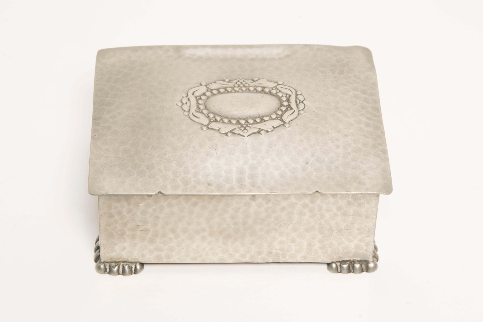 Mid Century Silver Casket, Cigarette Case, Or Jewelry Box, Italy, 1960s photo for sale