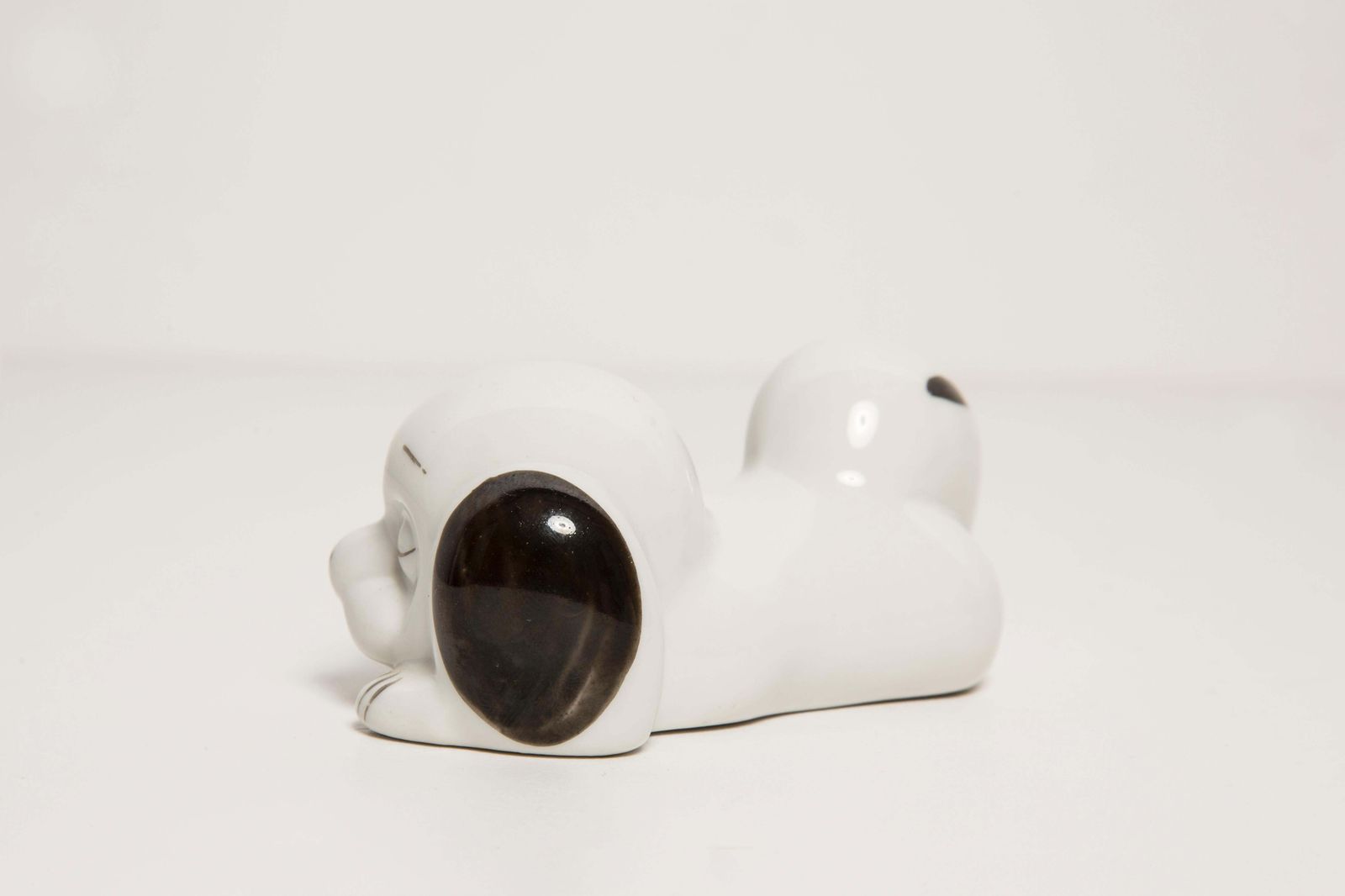 photo for sale Mid Century Small White Dog Sculpture, Italy, 1960s