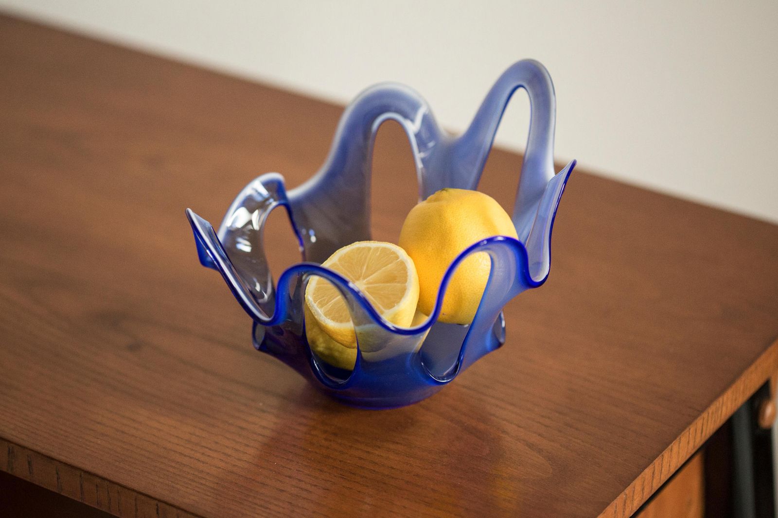 Midcentury Blue Vase Candlestick, Europe, Poland, 1960s photo furniture