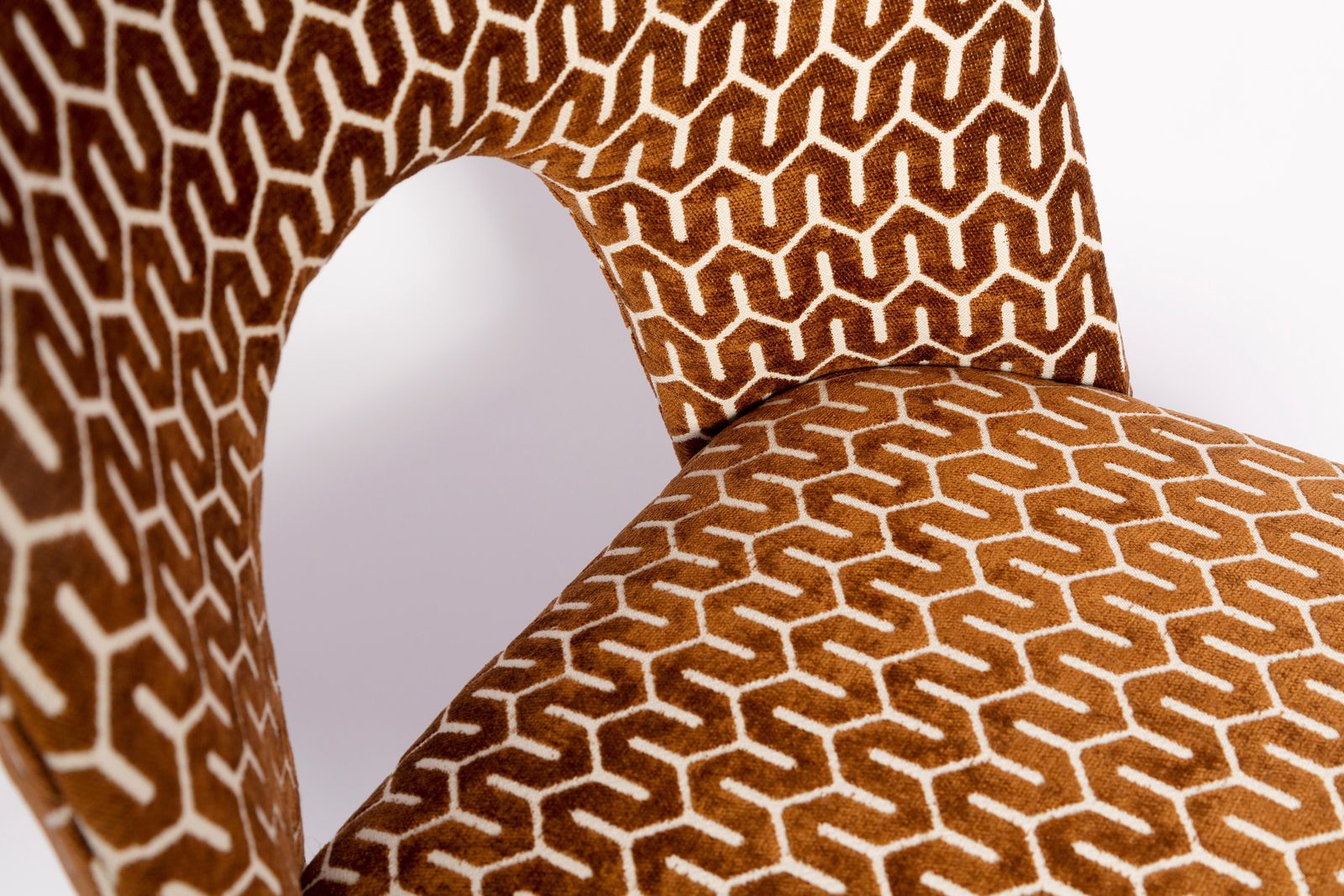 Mid Century Chocolate Brown 'Shell' Chair, Europe, 1960s photo vinterior