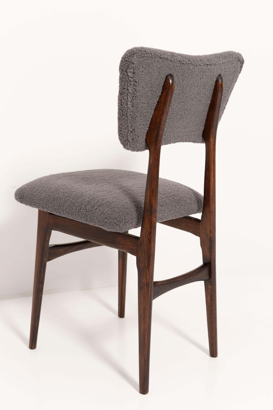 photo for sale 20th Century Dark Gray Boucle Chair, 1960s