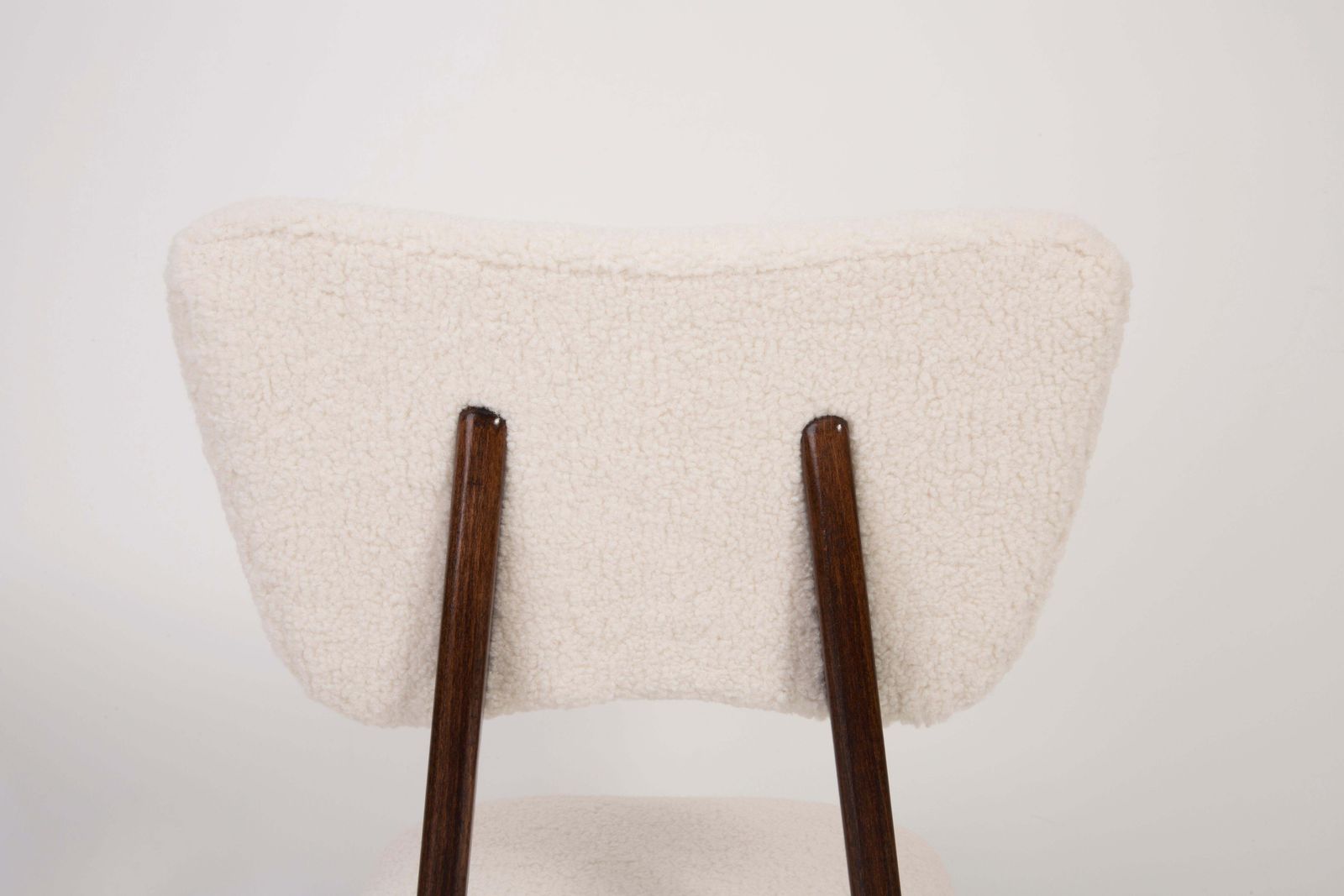 20th Century Light Crème Boucle Chair, 1960s photo vinterior