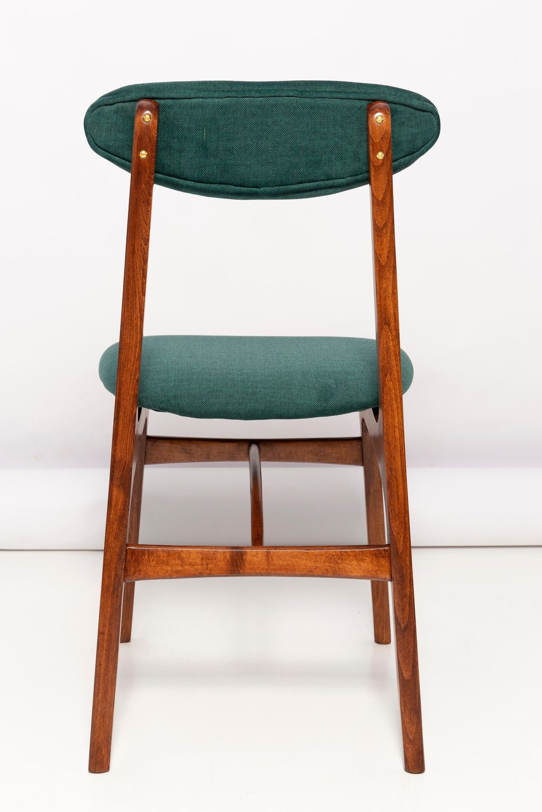 Furniture Mid Century Green Velvet Chair Designed By Rajmund Halas, Poland, 1960s photo