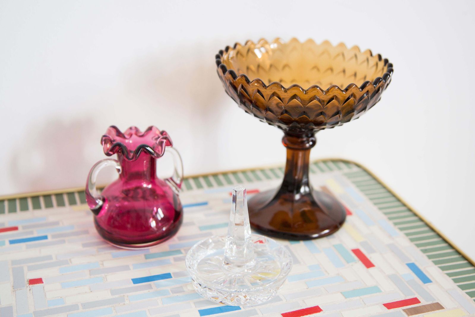 Mid Century Mini Small Pink Vase With Frill, Europe, 1960s photo furniture