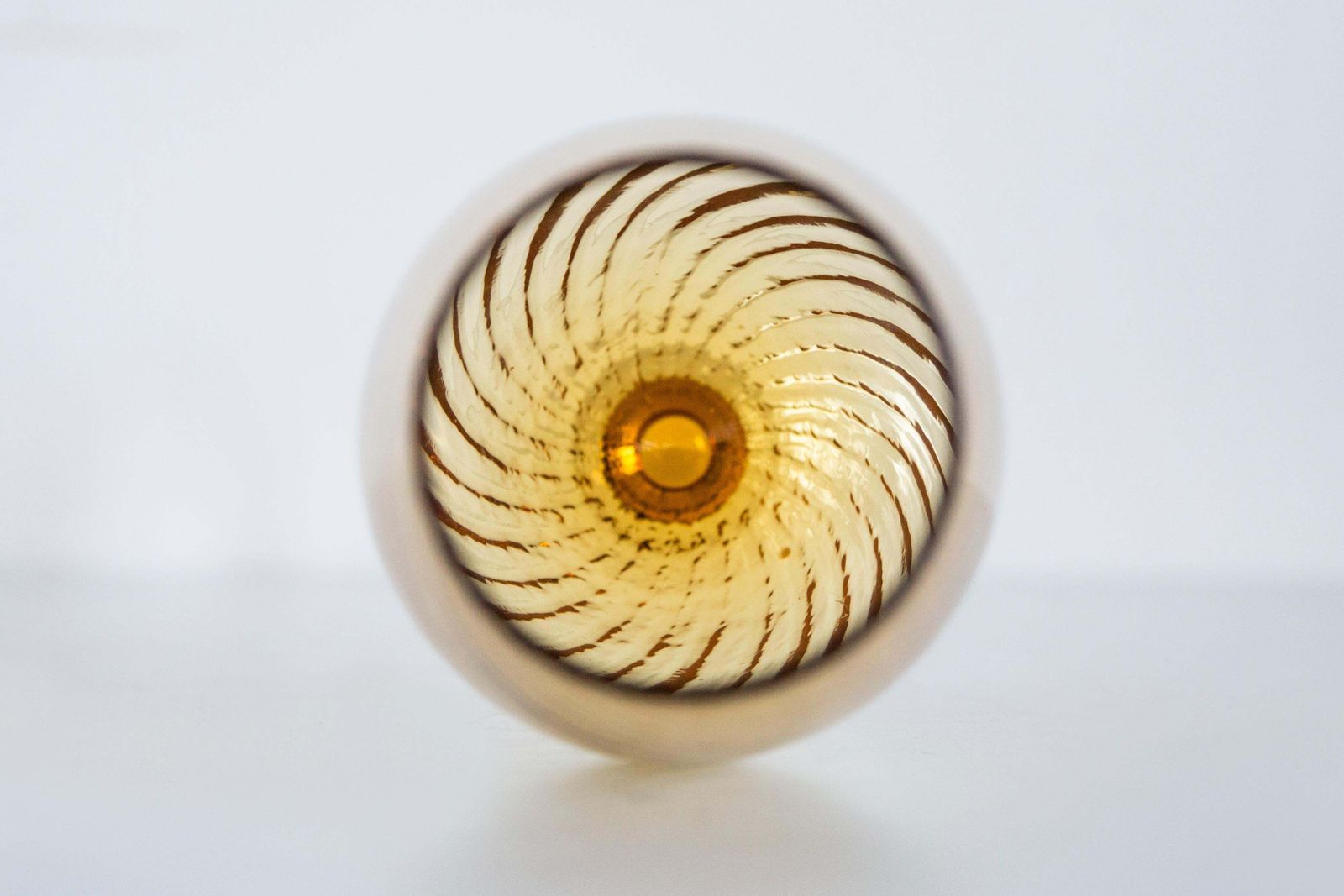 Yellow Small Vintage Vase Glass, 20th Century, Europe, 1960s photo 60.0