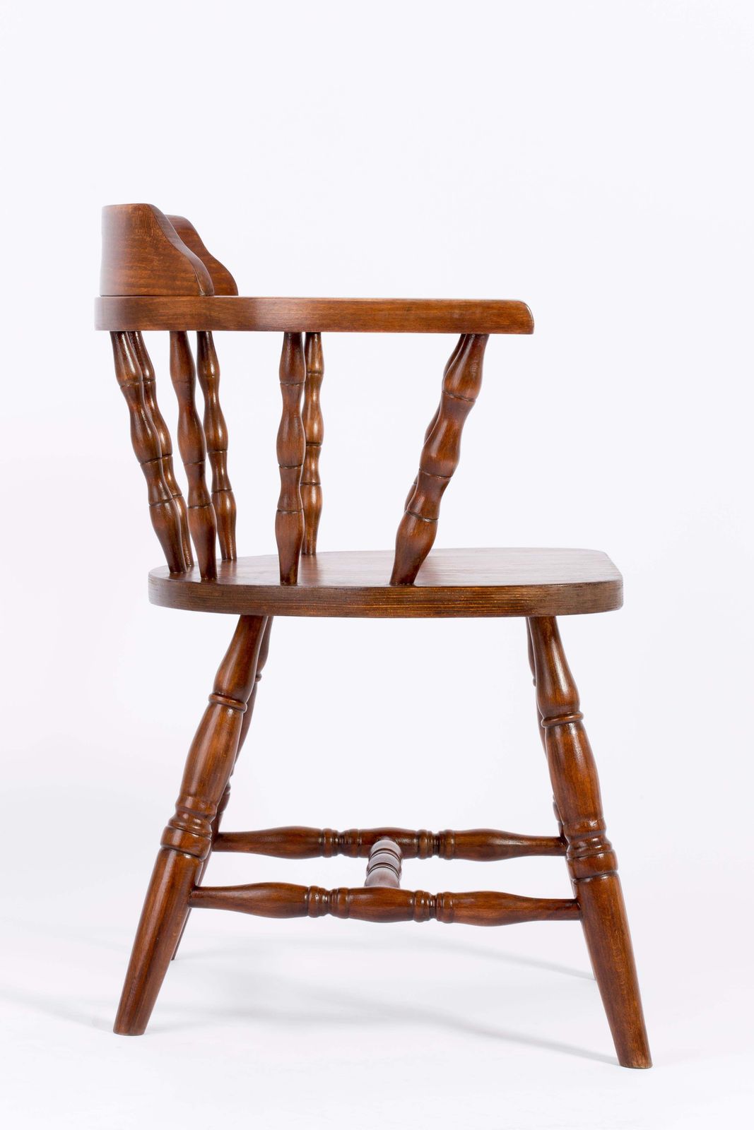 20th Century Dark Brown Beechwood Chair, 1960s photo buy