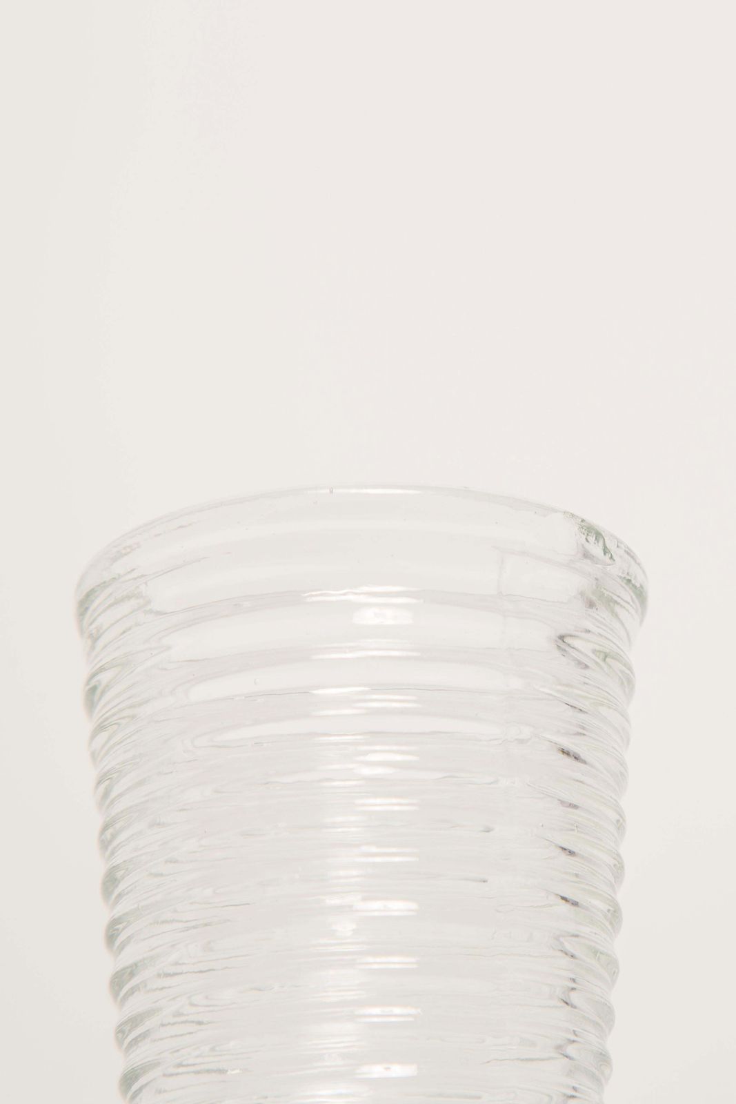 Home Decor Midcentury Vintage Transparent Small Vase, Europe, 1960s photo