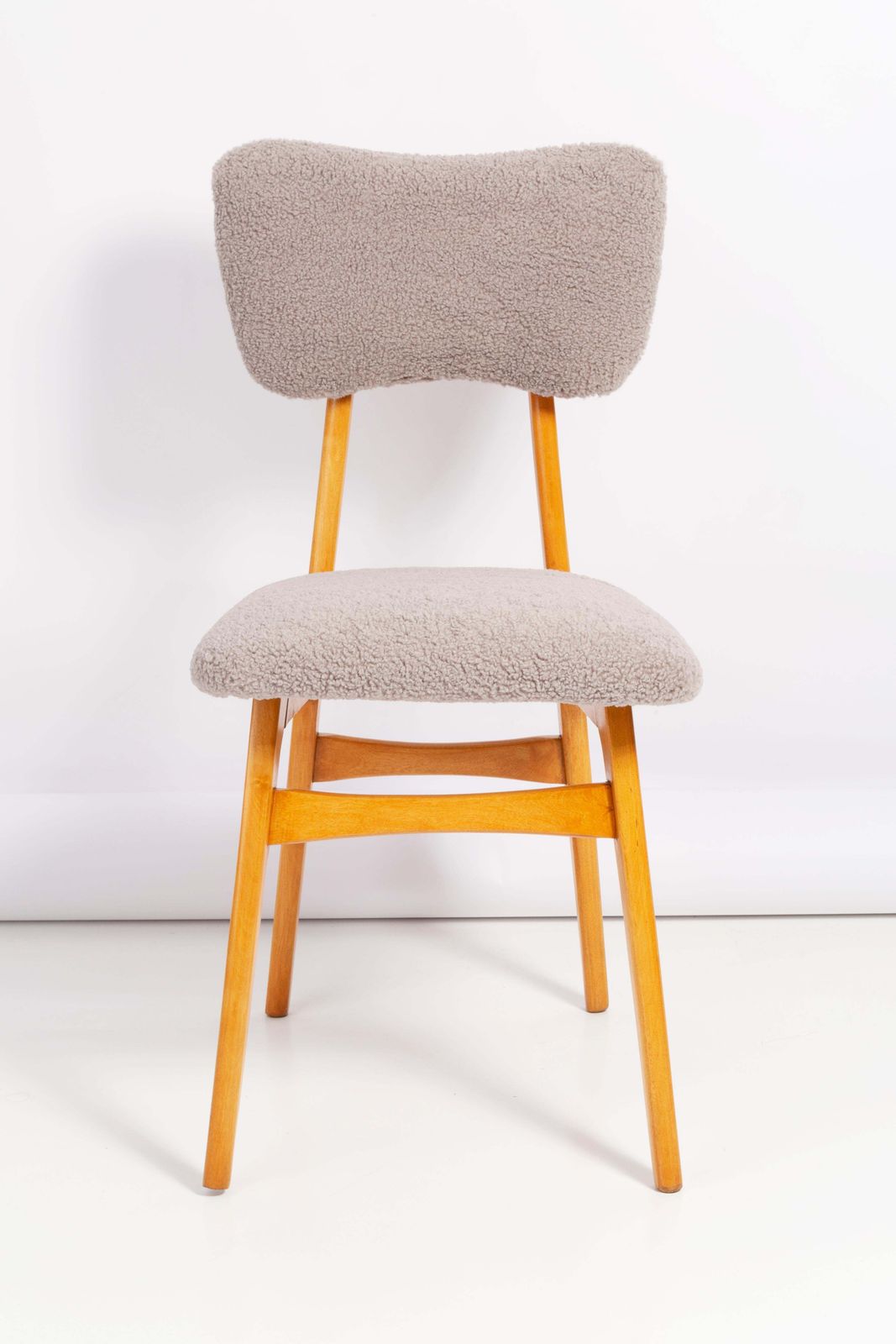 20th Century Gray Boucle Chair, 1960s photo furniture