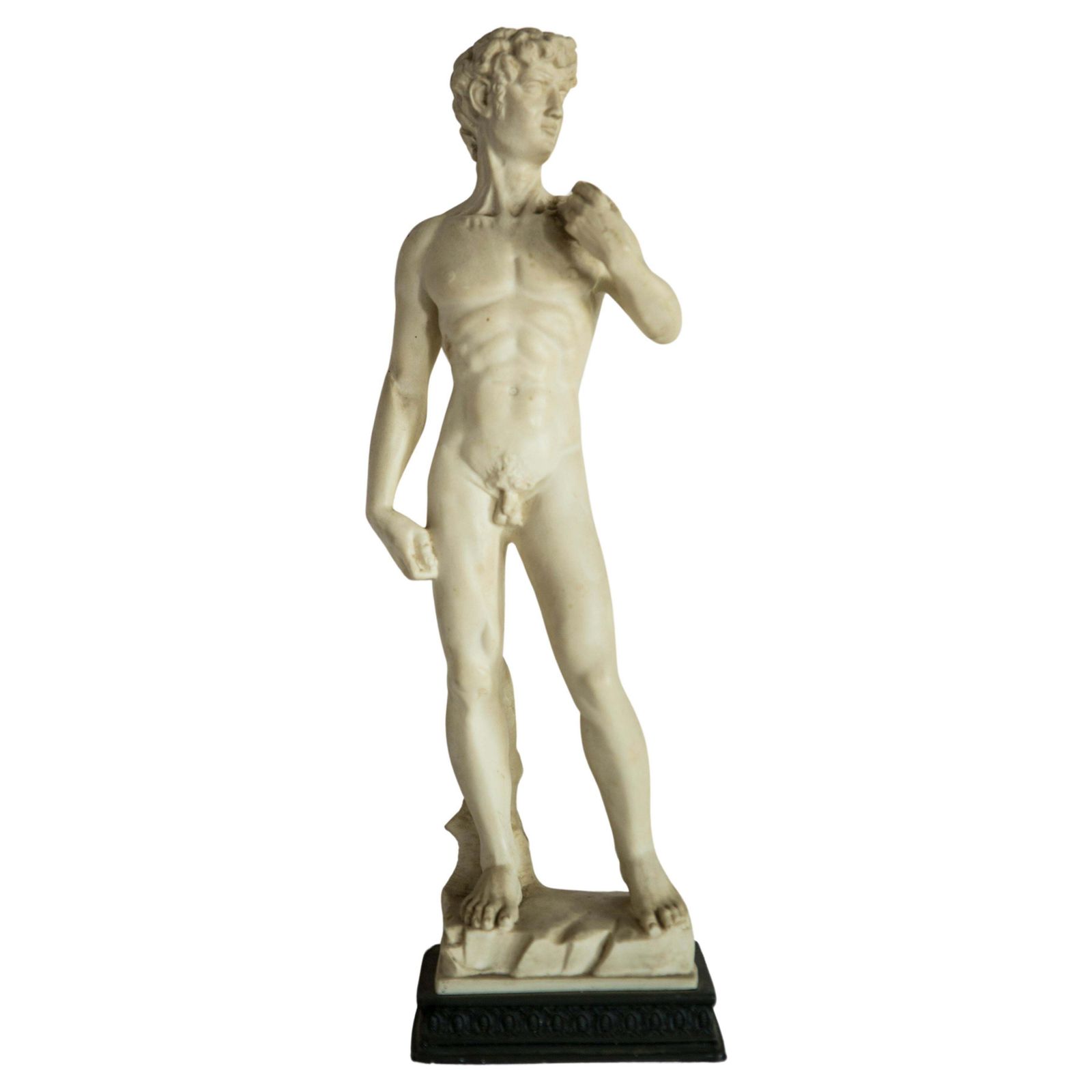 Mid Century Rare Davide Sculpture, Gypsum, Italy, 1960s