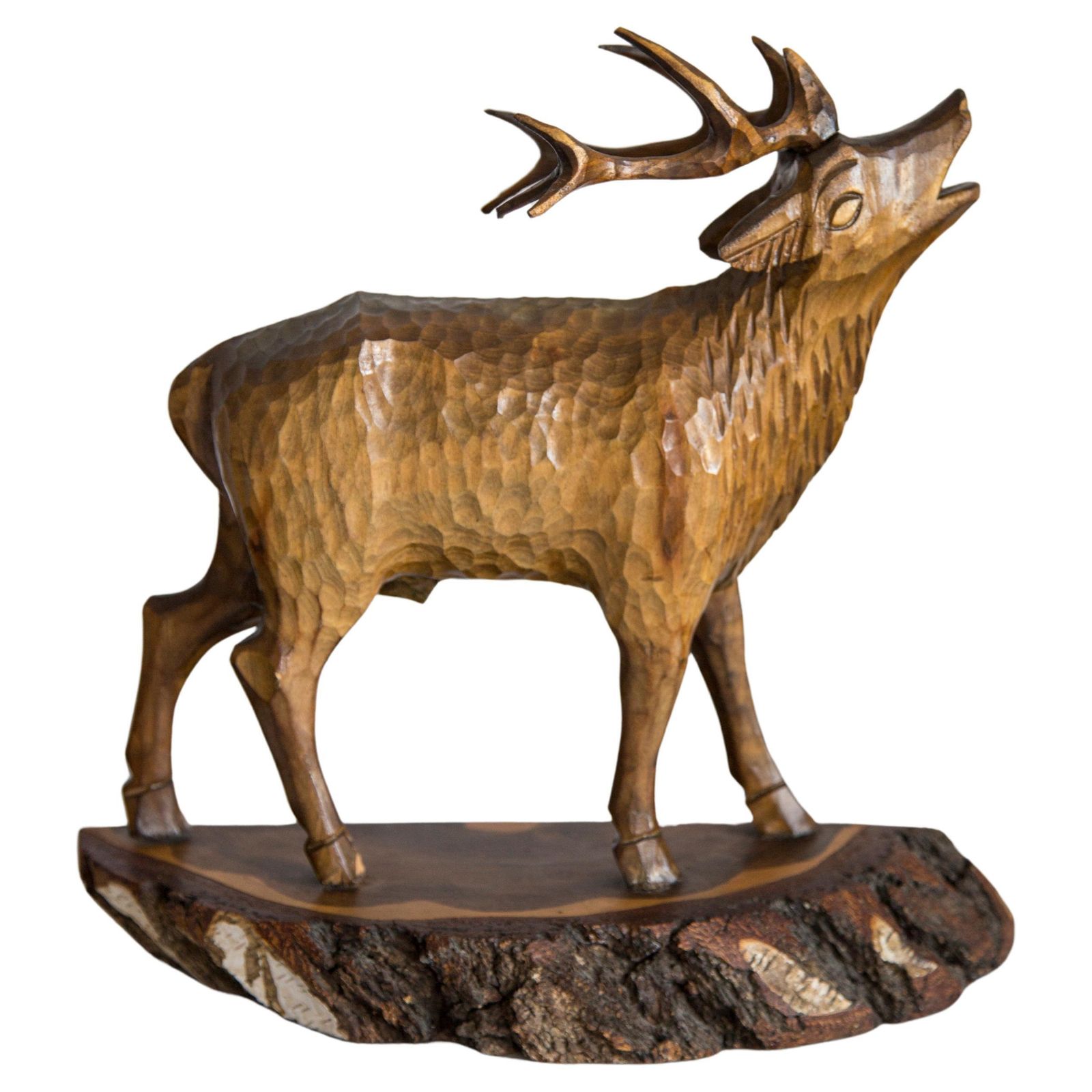 Mid 20th Century Medium Deep Wood Sculpture, Europe, Poland, 1960s