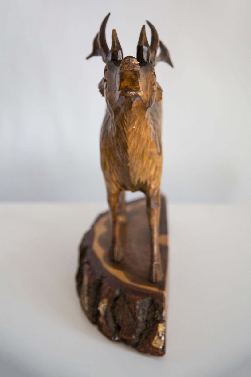 332.0 Mid 20th Century Medium Deep Wood Sculpture, Europe, Poland, 1960s photo