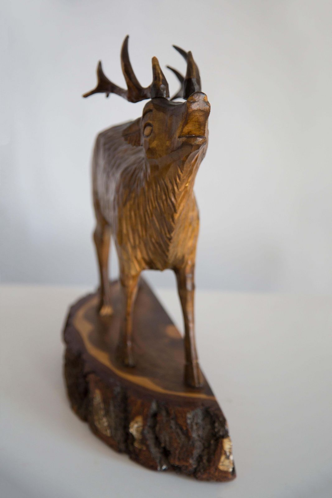 photo vinterior Mid 20th Century Medium Deep Wood Sculpture, Europe, Poland, 1960s