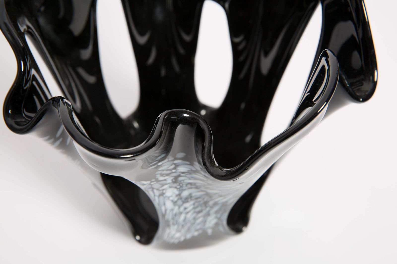 Home Decor Mid Century Black Vase, Europe, 1960s photo