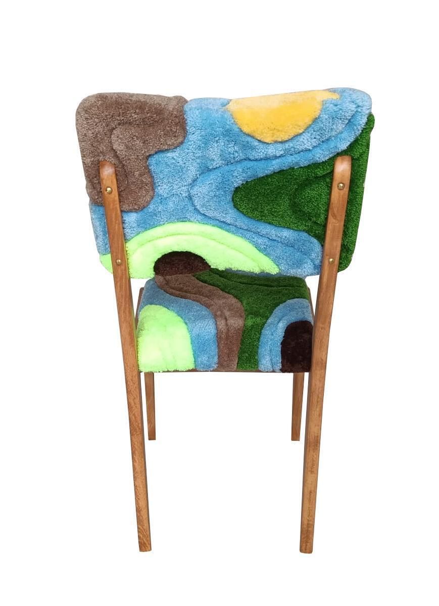 Mid Century Fauteuil Met Handmatig Tufting, Licht Hout, Rajmund Halas, Polen, Jaren 1960 photo Meubels