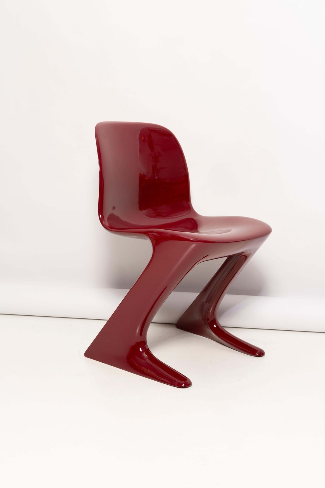 Dark Red Wine Kangaroo Chair Designed By Ernst Moeckl, Germany, 1968 photo furniture