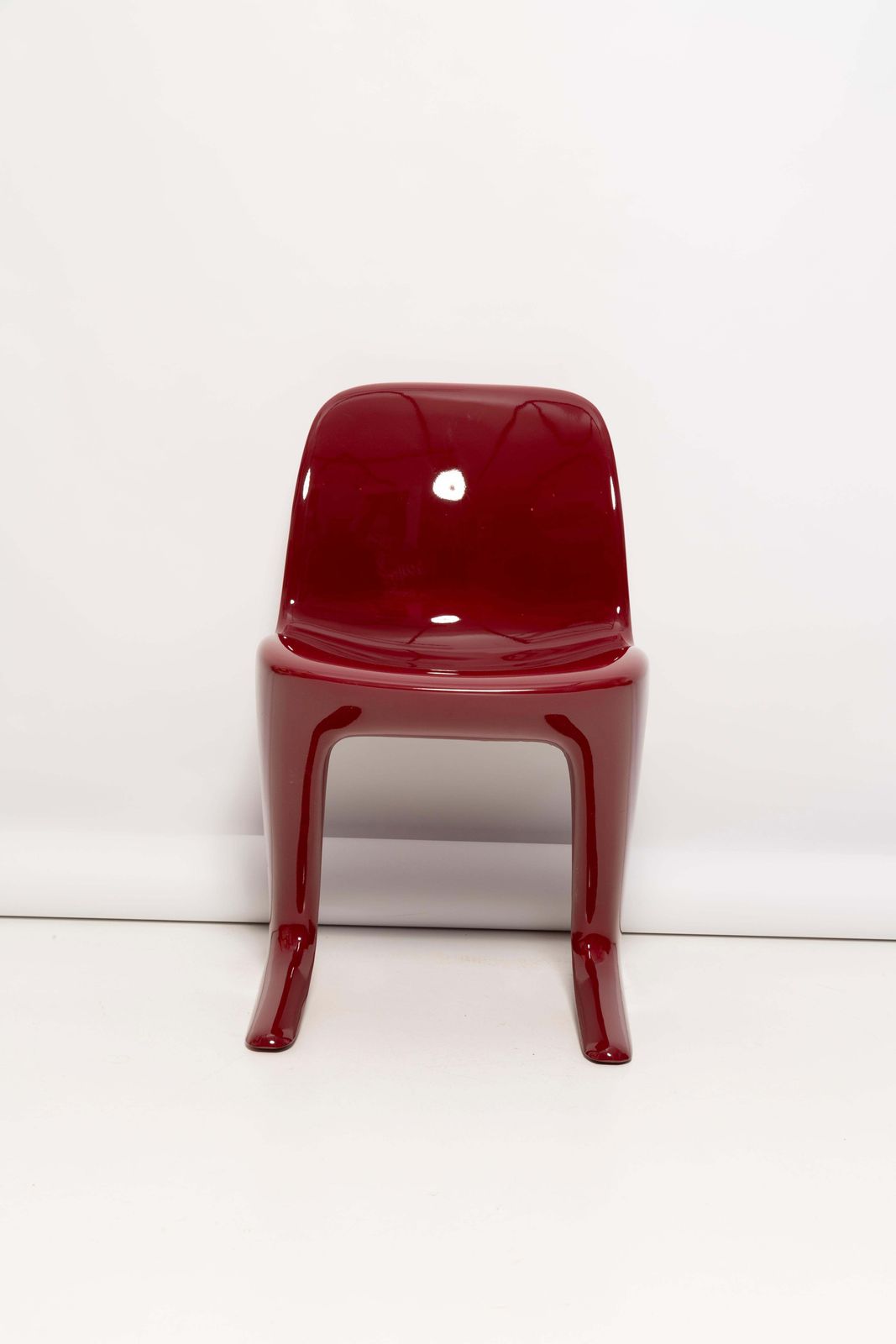 Dark Red Wine Kangaroo Chair Designed By Ernst Moeckl, Germany, 1968 photo buy