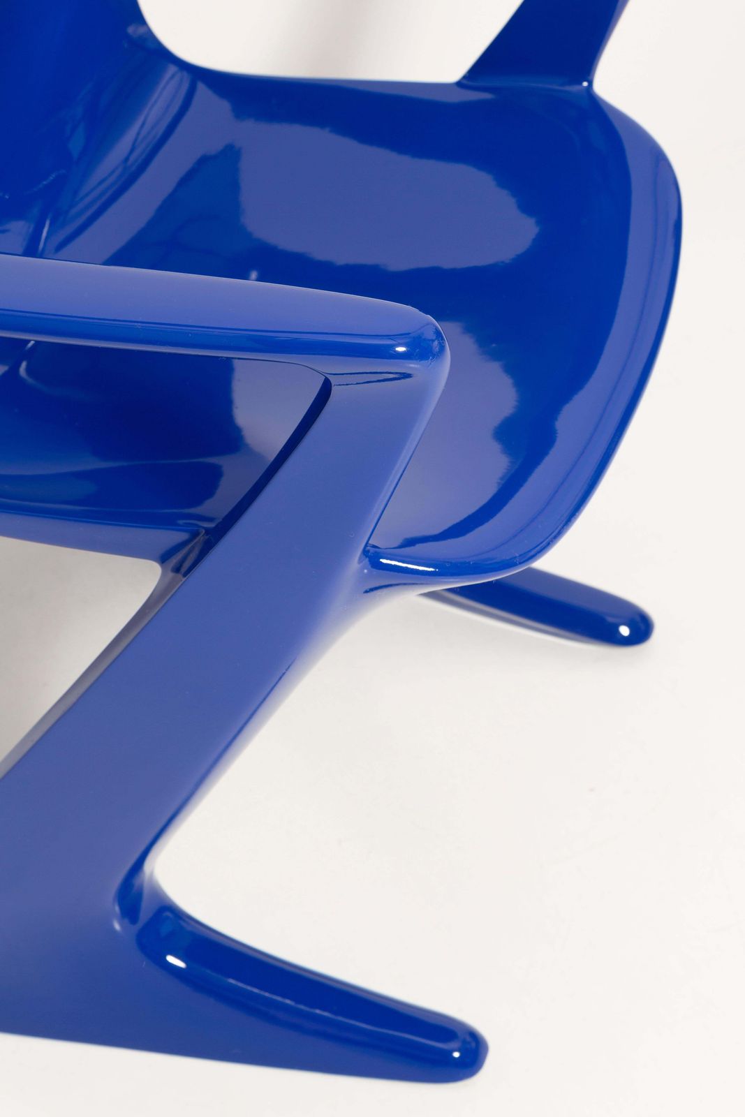 Ultramarijnblauwe Kangaroo Chair, Ontworpen Door Ernst Moeckl, Duitsland, 1968 photo Meubels