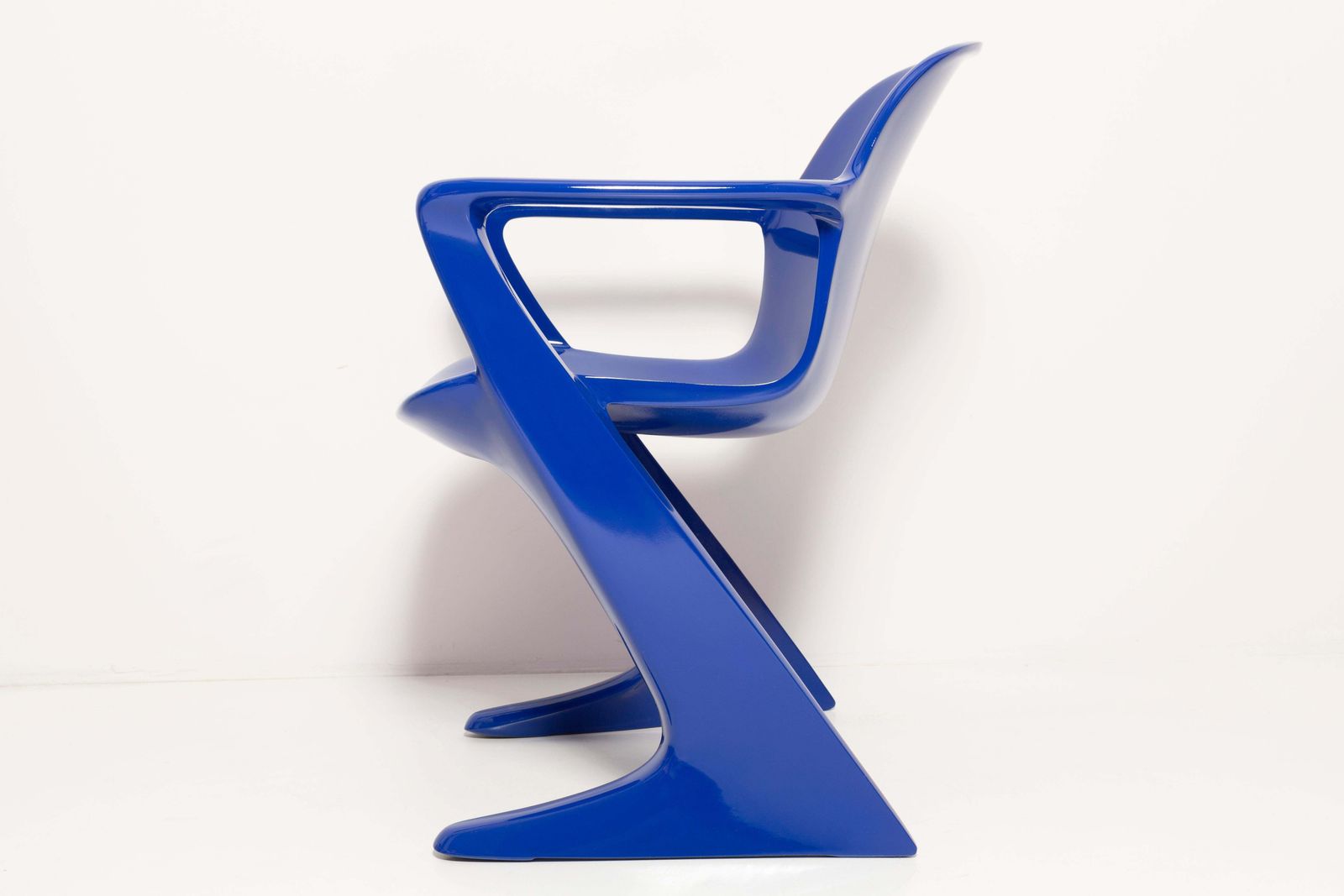 Ultramarijnblauwe Kangaroo Chair, Ontworpen Door Ernst Moeckl, Duitsland, 1968 photo buy