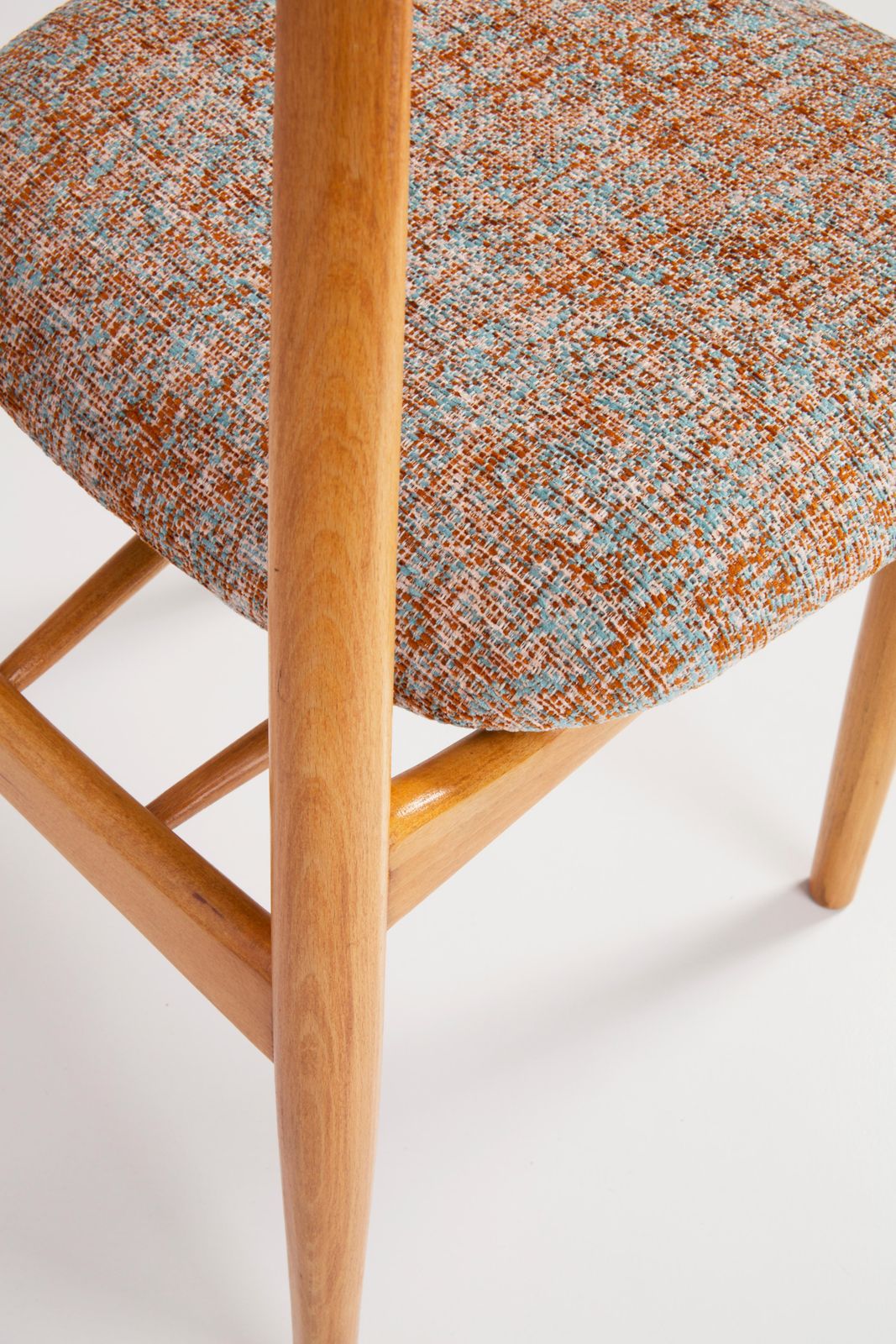 Set Of Two Midcentury Black Pixel Dining Chairs, 1960s photo vinterior