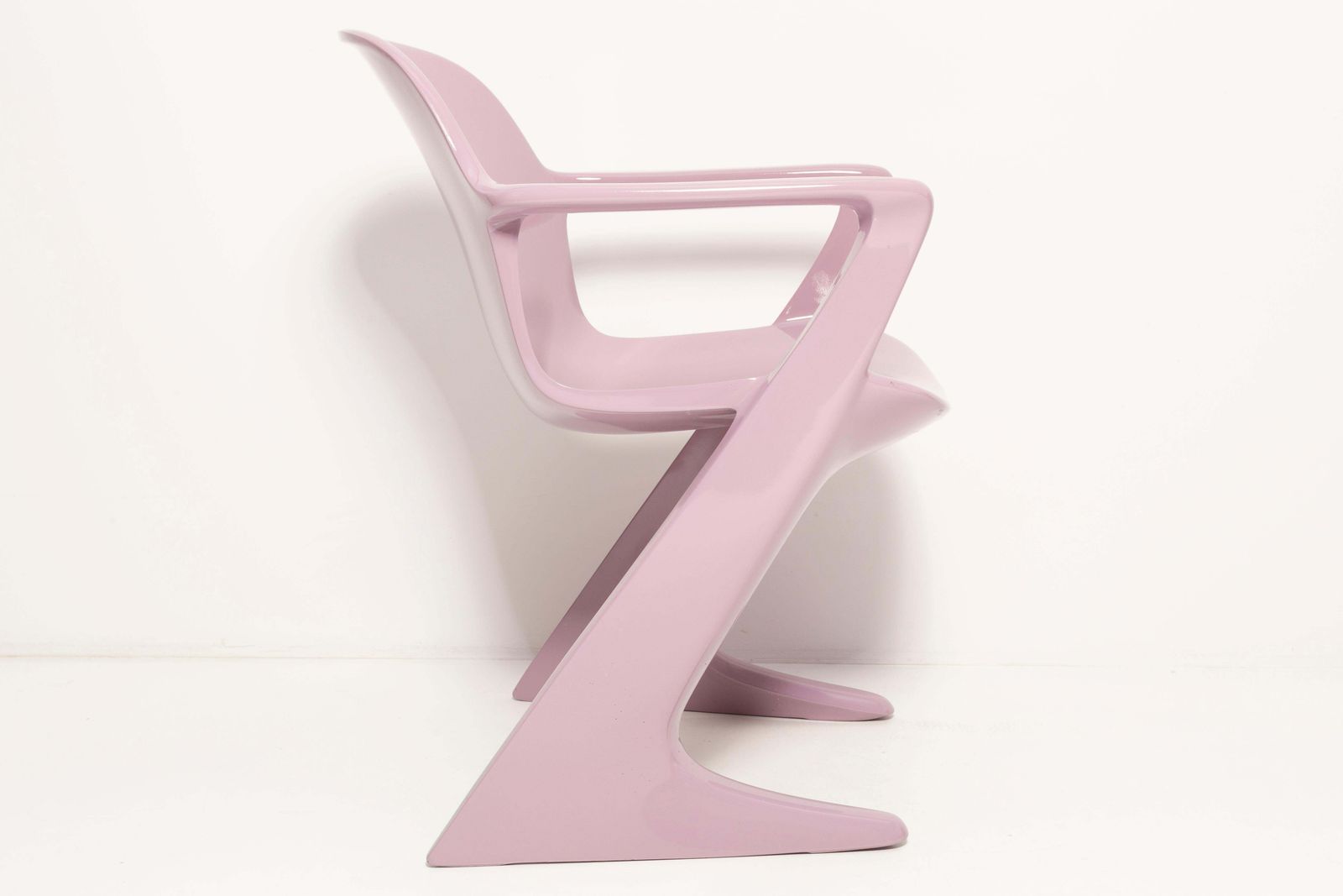 Mid Century Lavender Kangaroo Chair Designed By Ernst Moeckl, Germany, 1968 photo Furniture