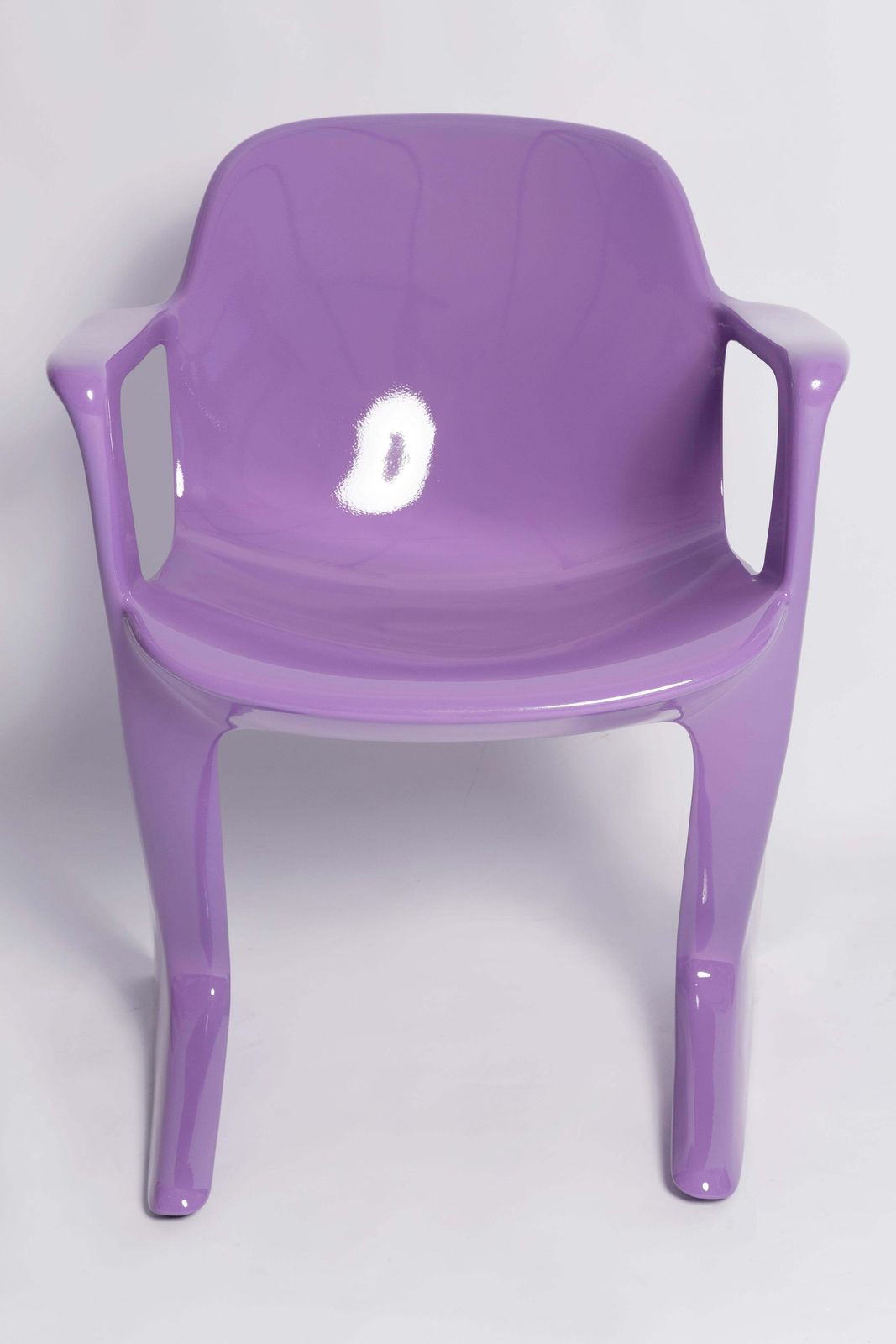photo furniture Blue Lilac Kangaroo Chair Designed By Ernst Moeckl, Germany, 1968