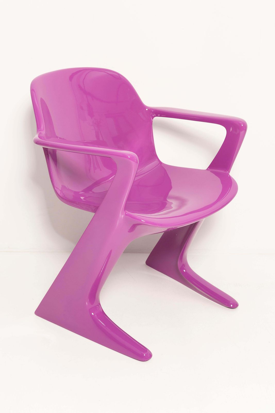 Mid Century Violet Purple Kangaroo Chair Designed By Ernst Moeckl, Germany, 1968 photo furniture