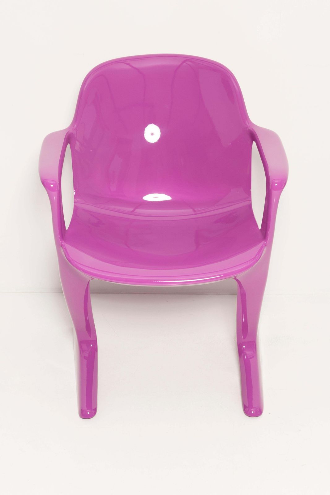 photo furniture Mid Century Violet Purple Kangaroo Chair Designed By Ernst Moeckl, Germany, 1968
