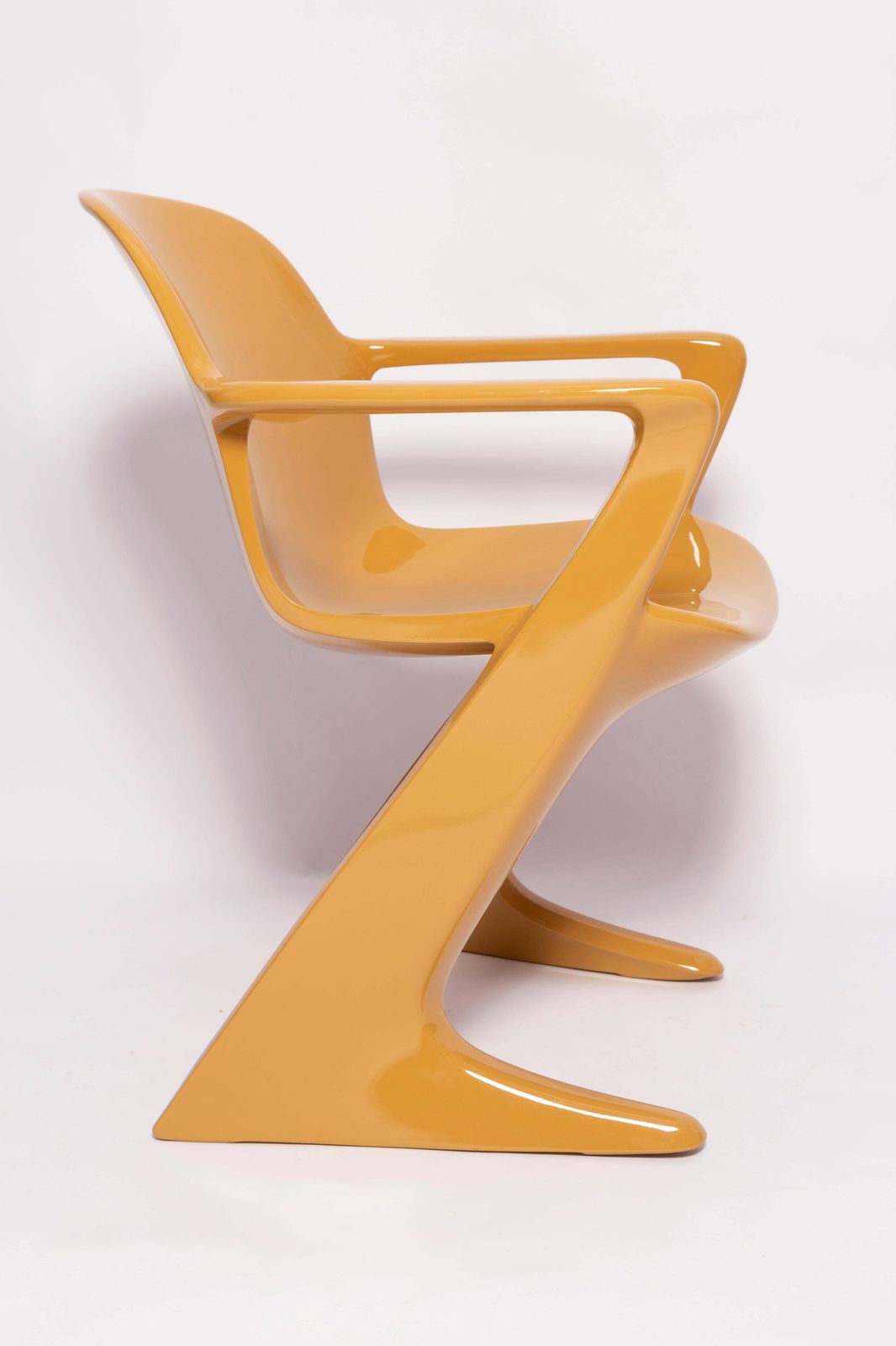 Mid Century Sand Beige Kangaroo Chair Designed By Ernst Moeckl, Germany, 1968 photo 1276.0