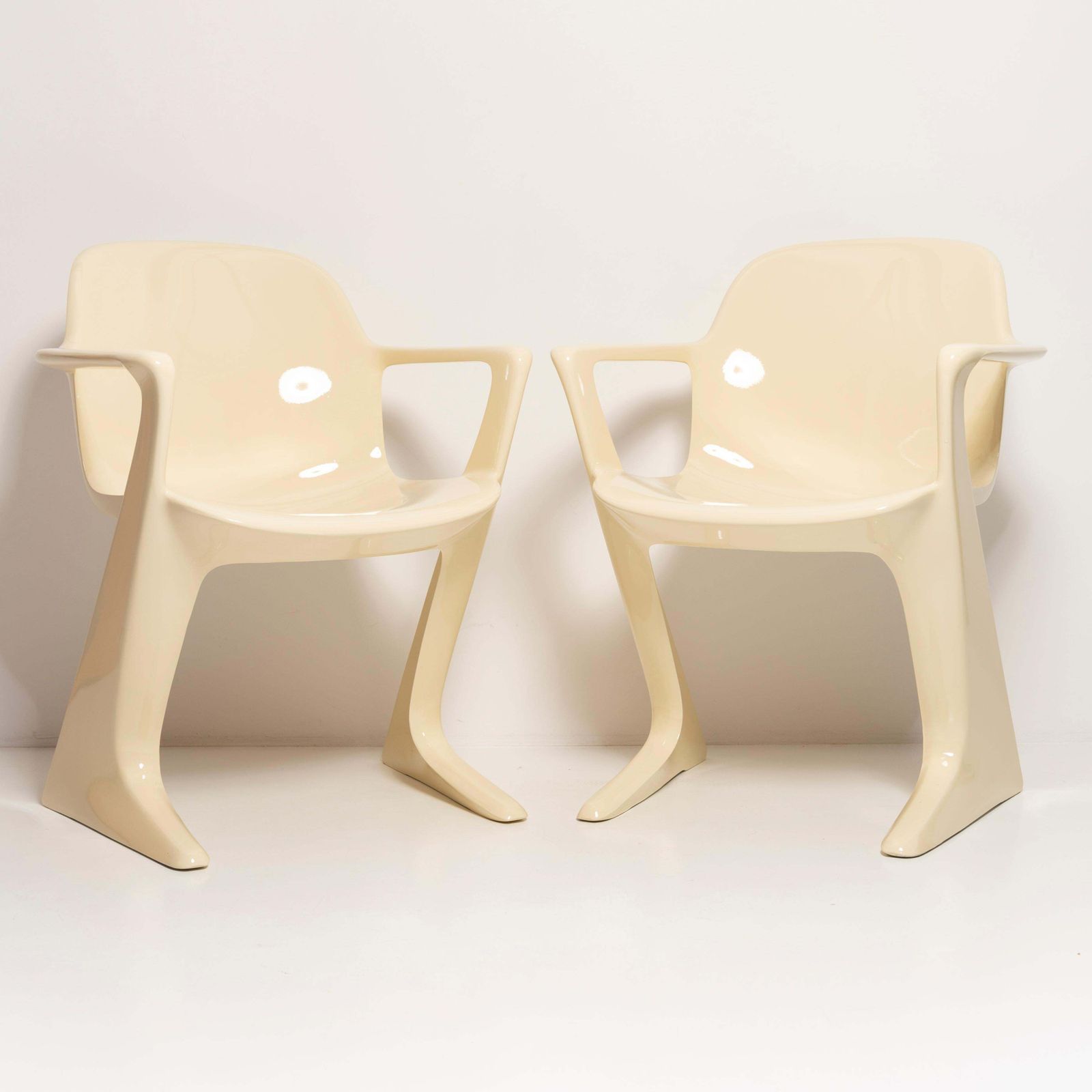 Mid Century Light Beige Kangaroo Chair Designed By Ernst Moeckl, Germany, 1968 photo furniture