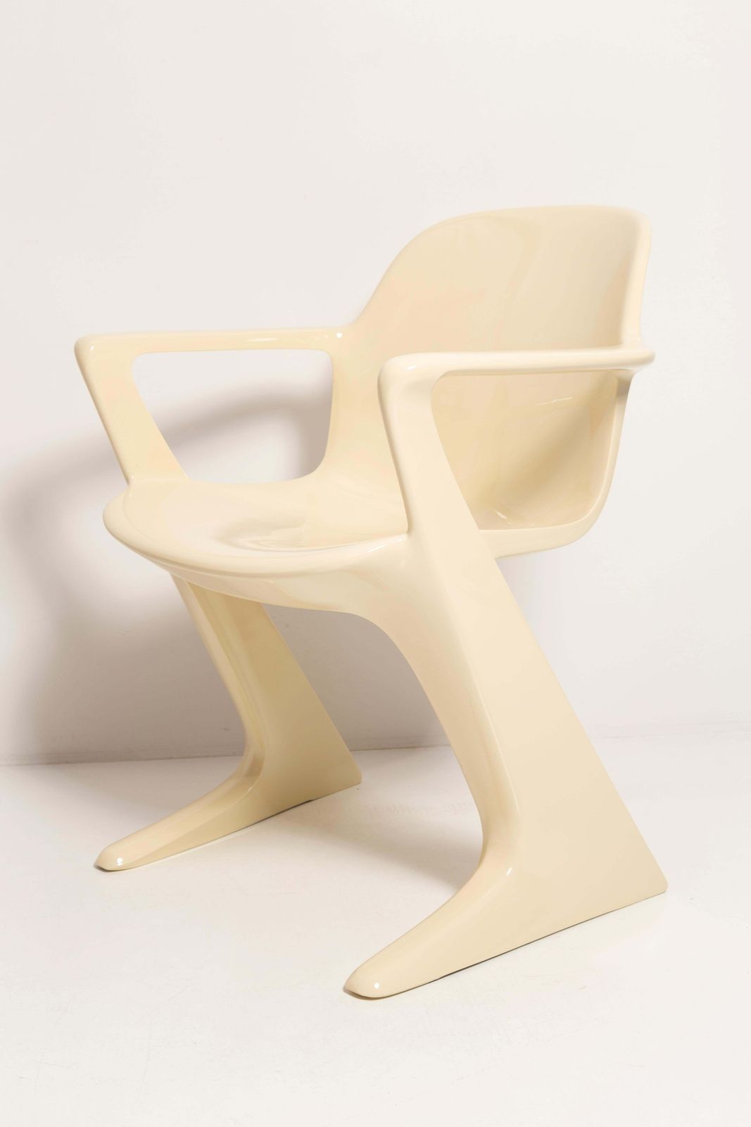 Mid Century Light Beige Kangaroo Chair Designed By Ernst Moeckl, Germany, 1968 photo buy