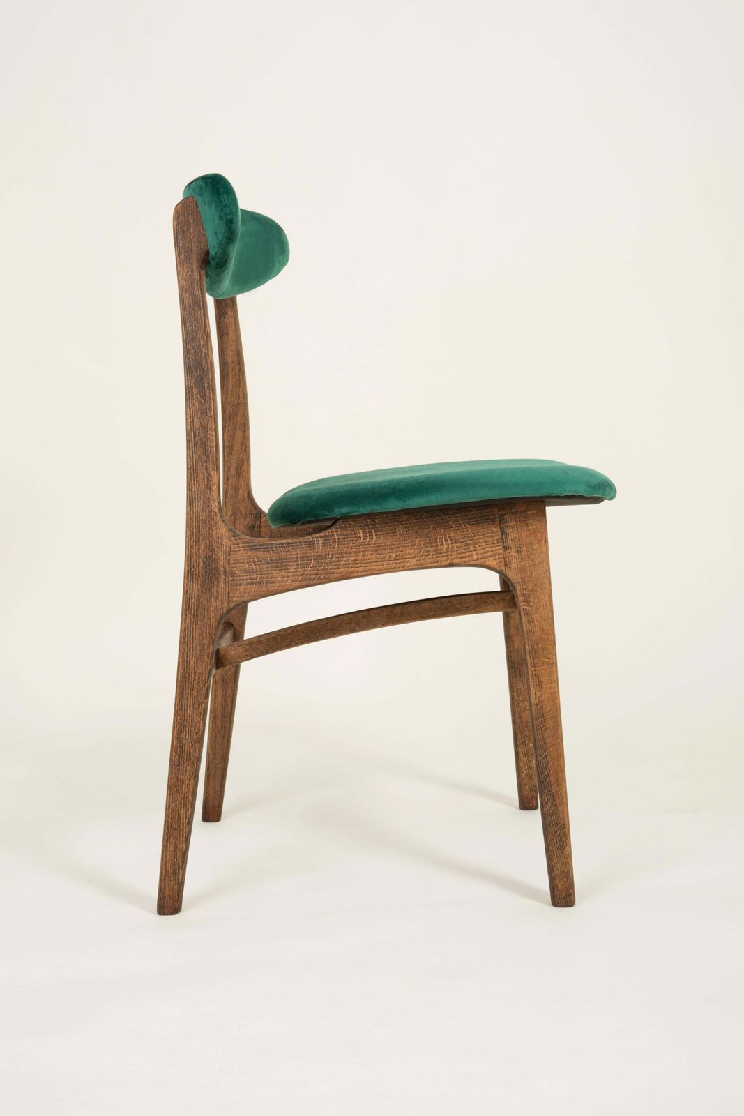 Set Van Vier Donkergroene Stoelen Van Rajmund Halas, Europa, Ca. Jaren 1960 photo Meubels
