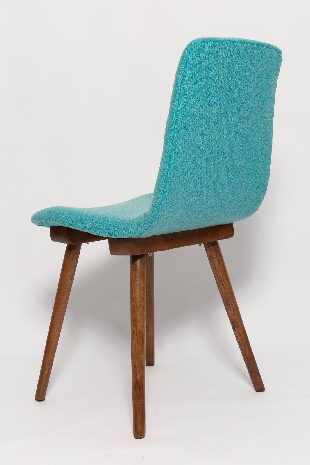 photo for sale Set Of Four Mid Century Wool Chairs, Rajmund Halas, Europe, 1960s